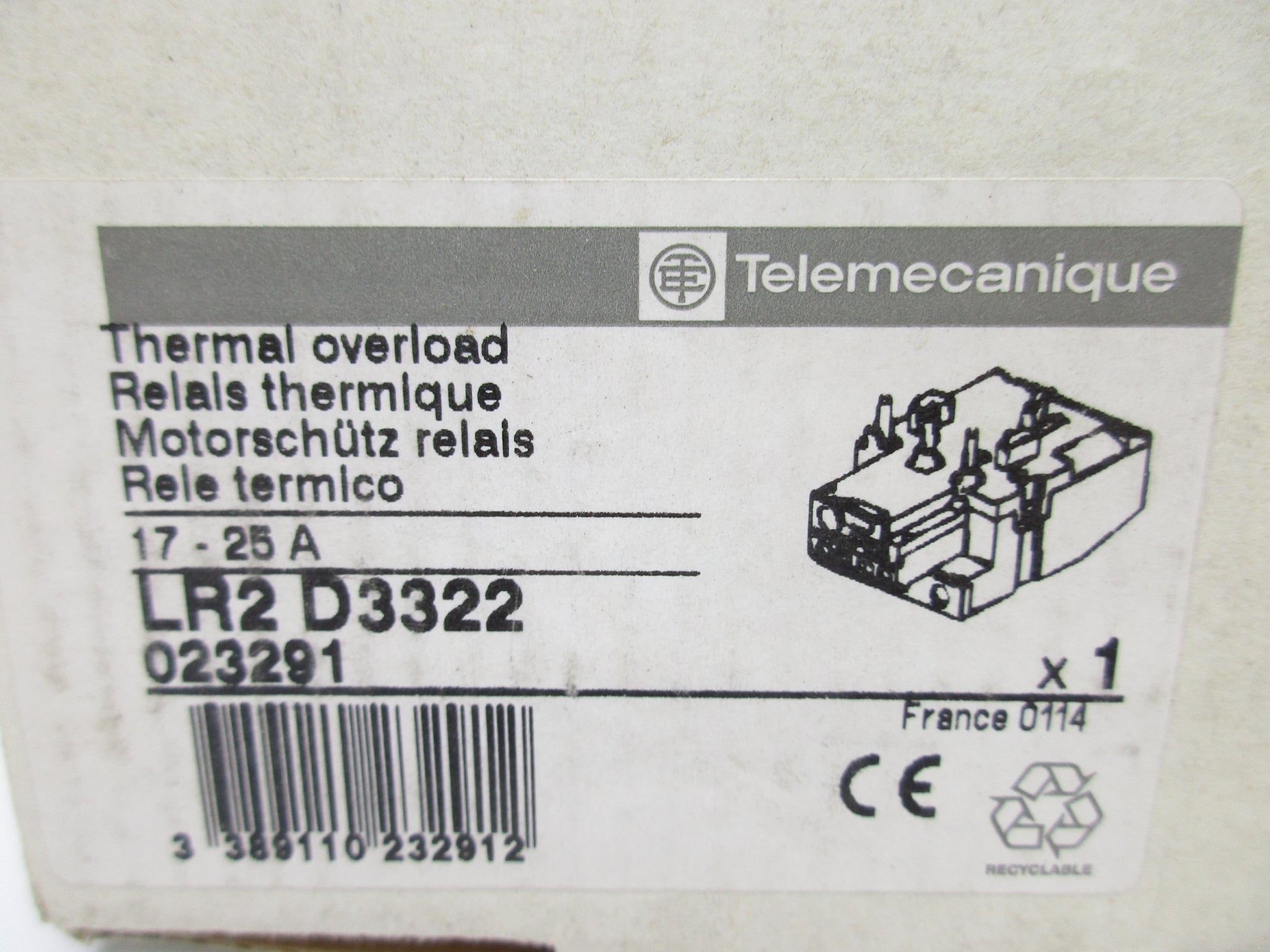 TELEMECANIQUE LR2D3322 NSMP
