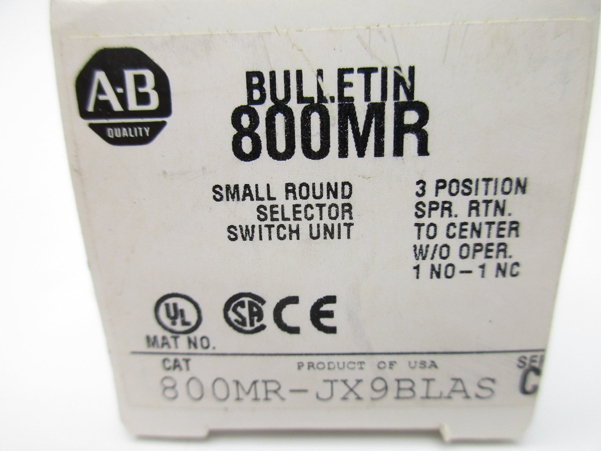 INDUSTRIAL SPARE PART 800MR-JX9BLAS SER. C (WH) NSMP
