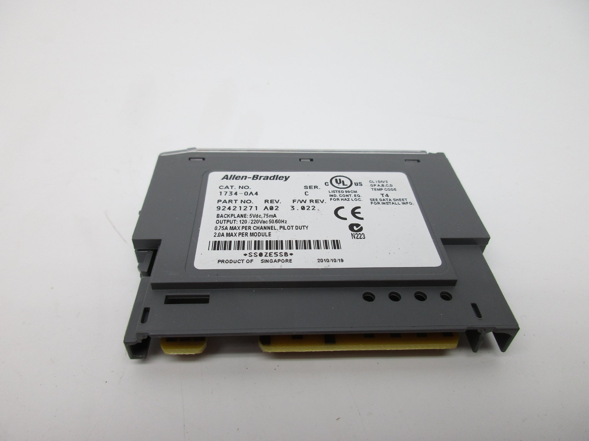 ALLEN BRADLEY 1734-OA4 SER. C F/W 3.022 NSMP