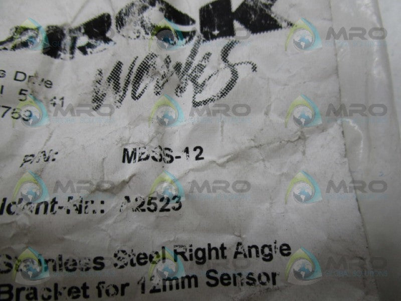 TURCK MBSS-12 * NEW IN FACTORY BAG *