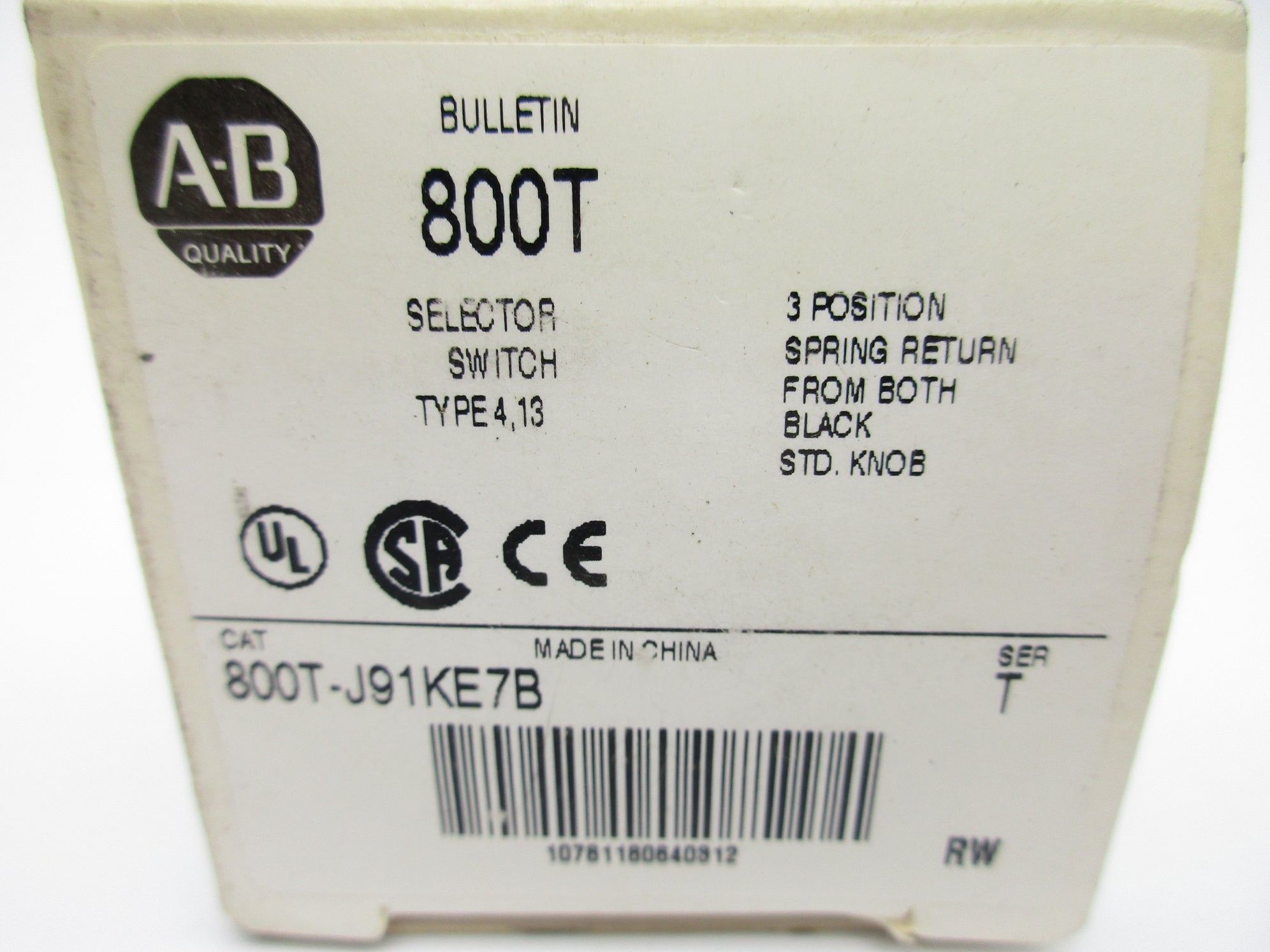 INDUSTRIAL SPARE PART 800T-J91KE7B SER. T (WH) (AS PICTURED) NSMP