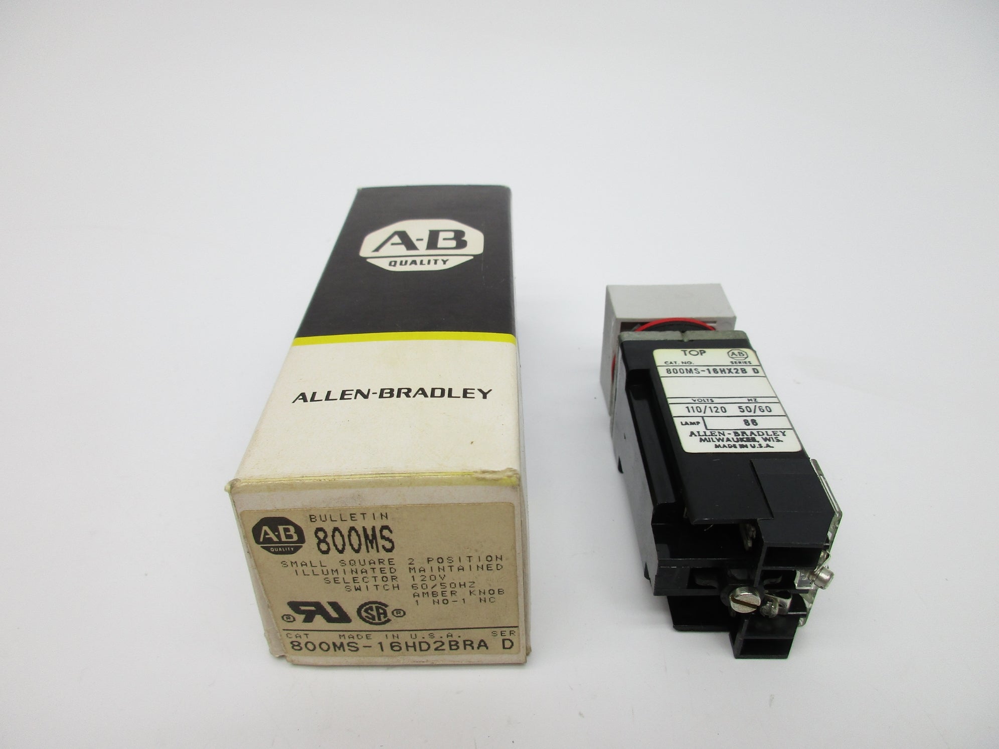 INDUSTRIAL SPARE PART 800MS-16HD2BRA SER. D (BK/YL) (AS PICTURED) NSMP