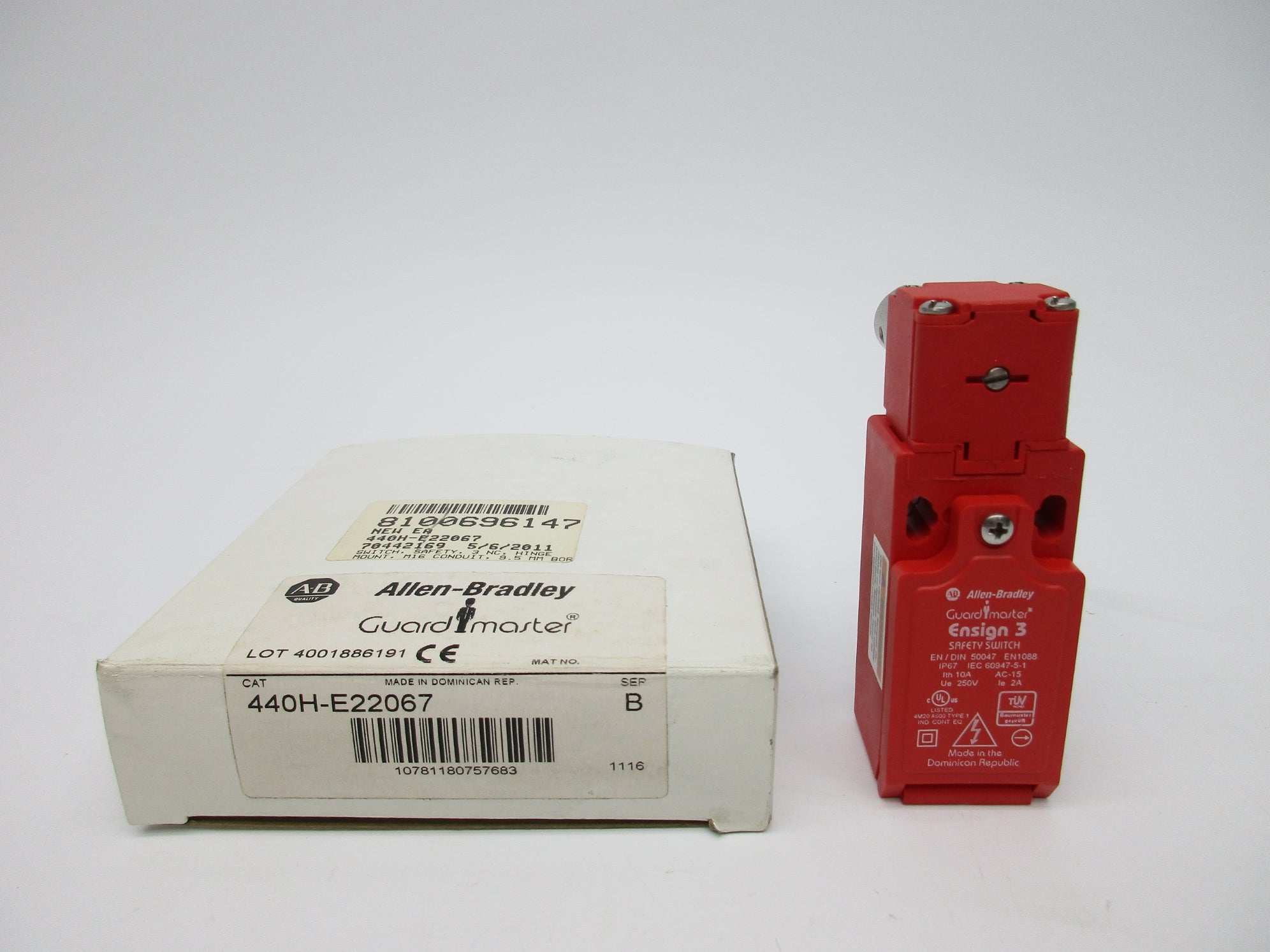 INDUSTRIAL SPARE PART 440H-E22067 SER. B (WH) NSMP
