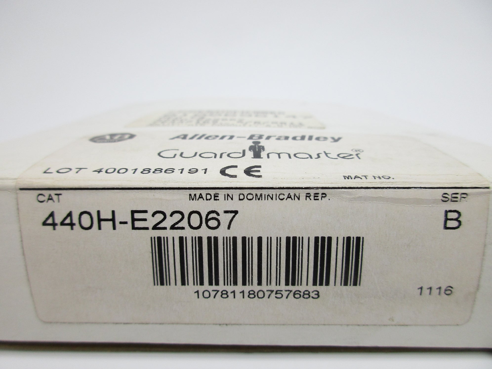 INDUSTRIAL SPARE PART 440H-E22067 SER. B (WH) NSMP