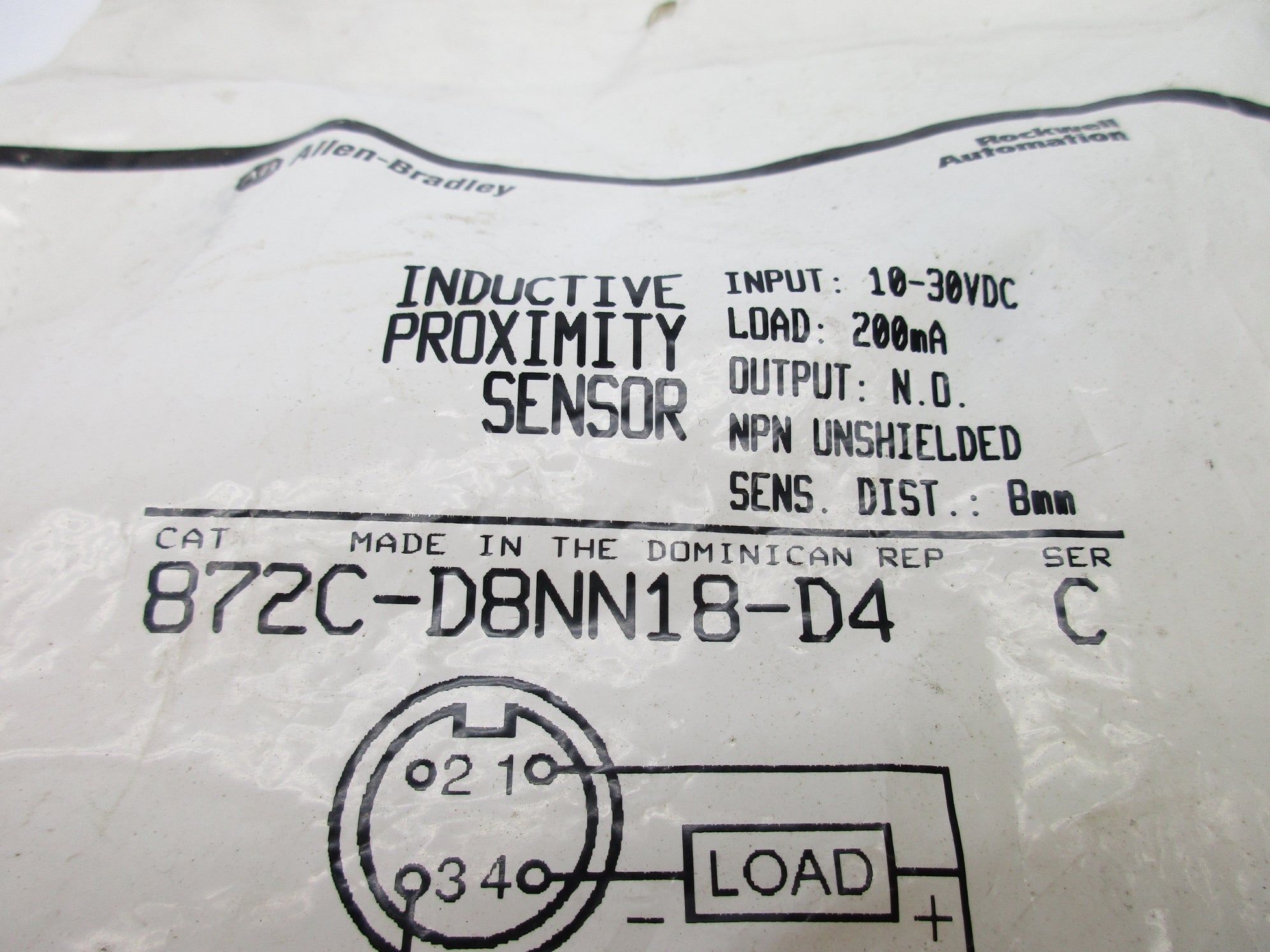ALLEN BRADLEY 872C-D8NN18-D4 SER. C NSMP