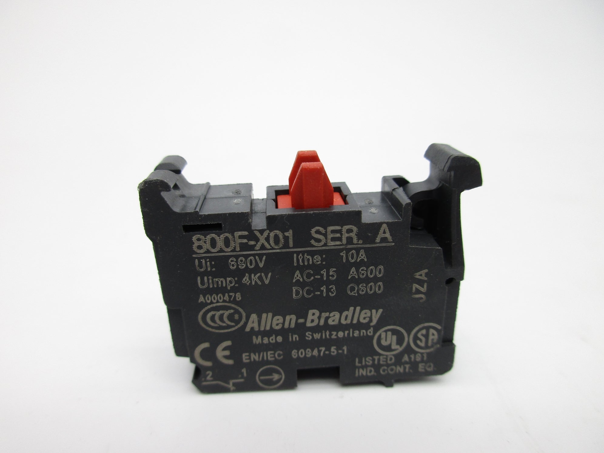 ALLEN BRADLEY 800F-X01 SER. A NSNP