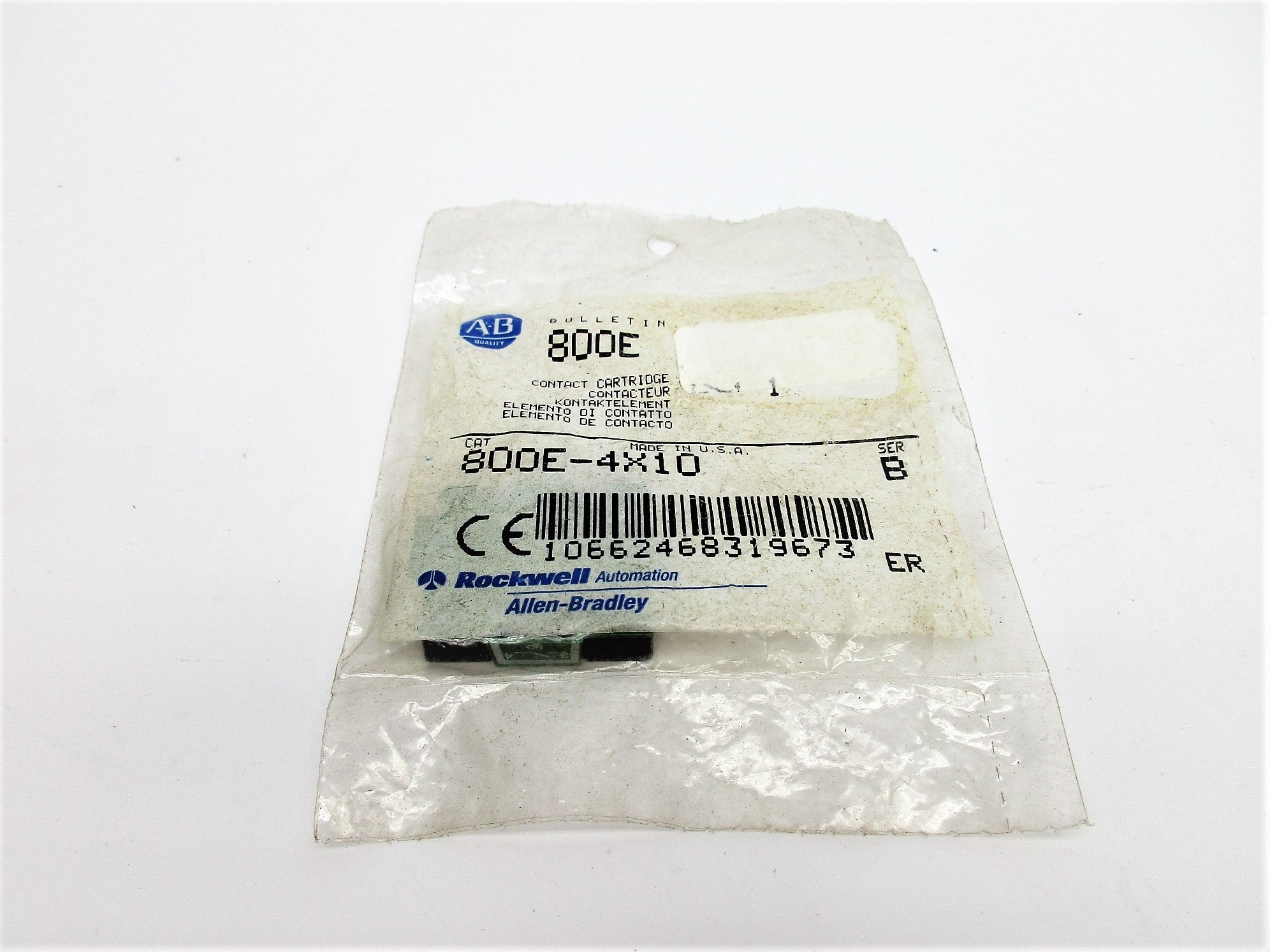 ALLEN BRADLEY 800E-4X10 SER. B NSMP