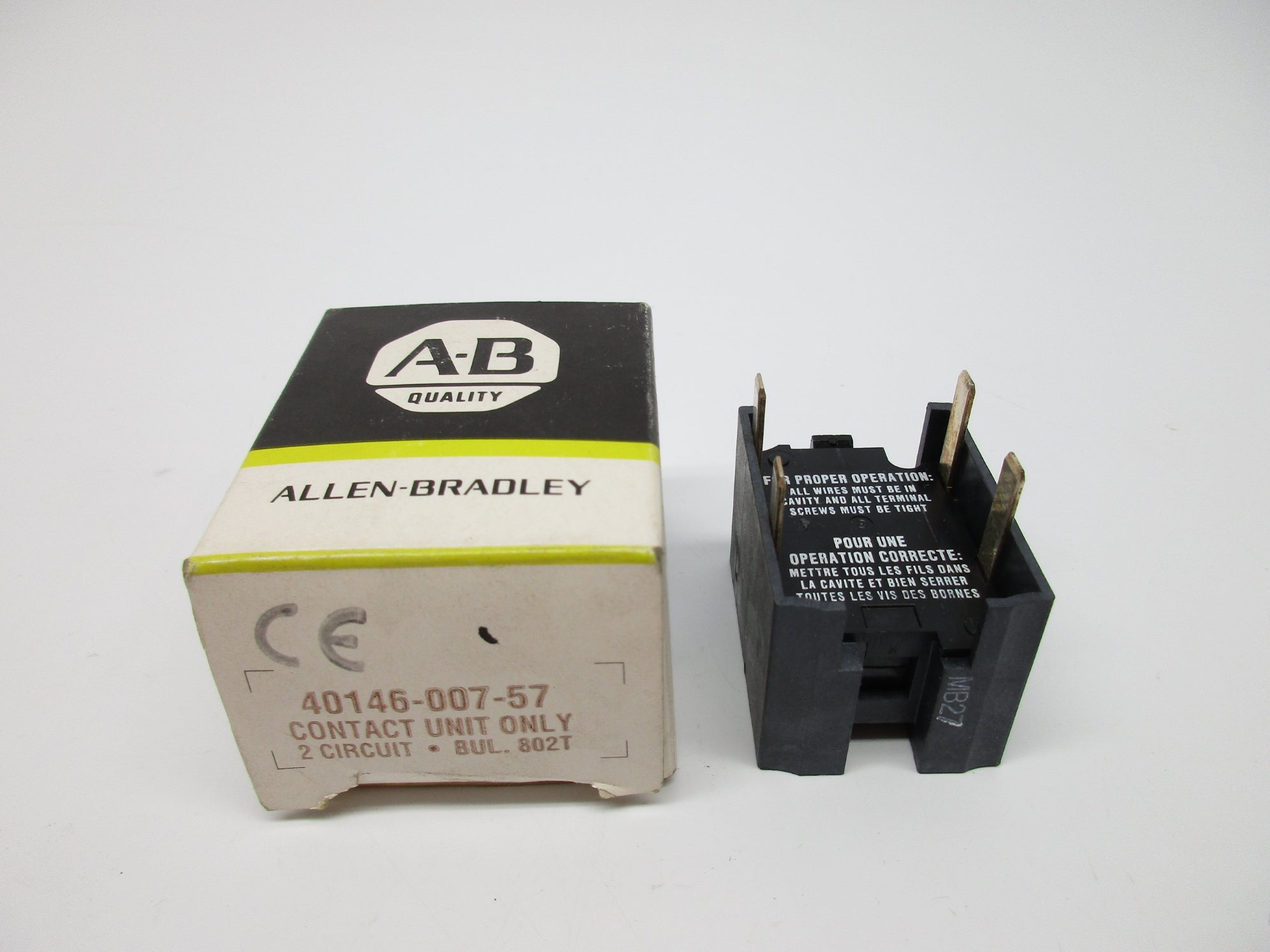 ALLEN BRADLEY 40146-007-57 (BK/YL) NSMP