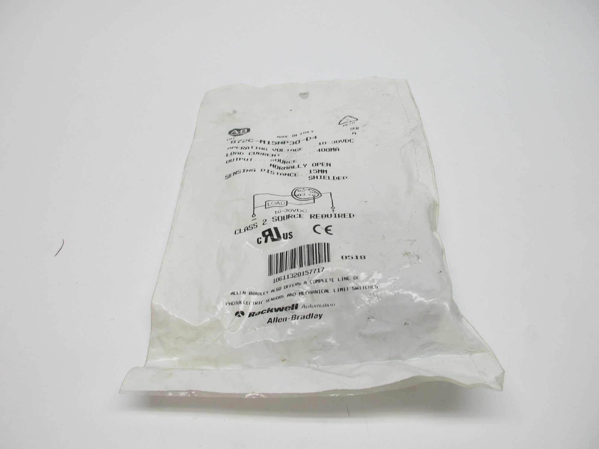 ALLEN BRADLEY 872C-M15NP30-D4 SER. A NSMP