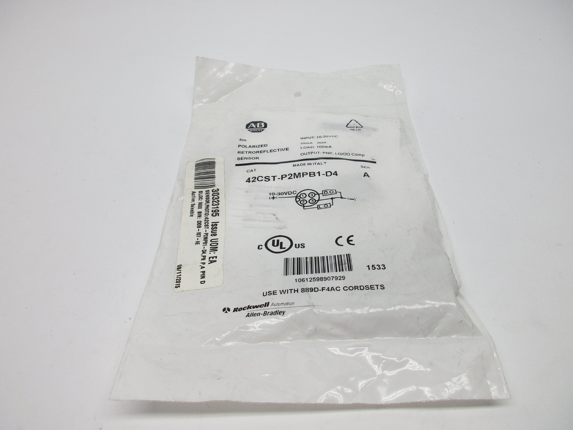 ALLEN BRADLEY 42CST-P2MPB1-D4 SER. A NSMP