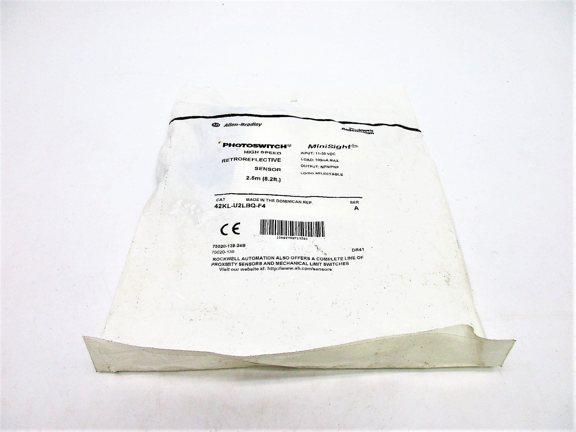 ALLEN BRADLEY 42KL-U2LBQ-F4 SER. A NSMP