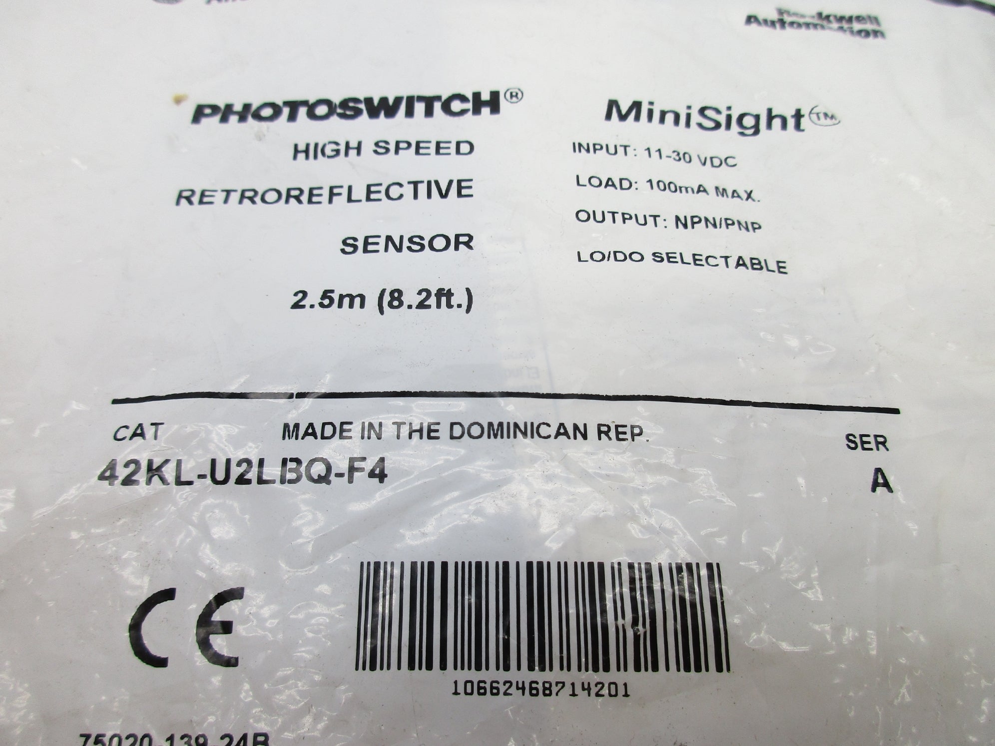 ALLEN BRADLEY 42KL-U2LBQ-F4 SER. A NSMP