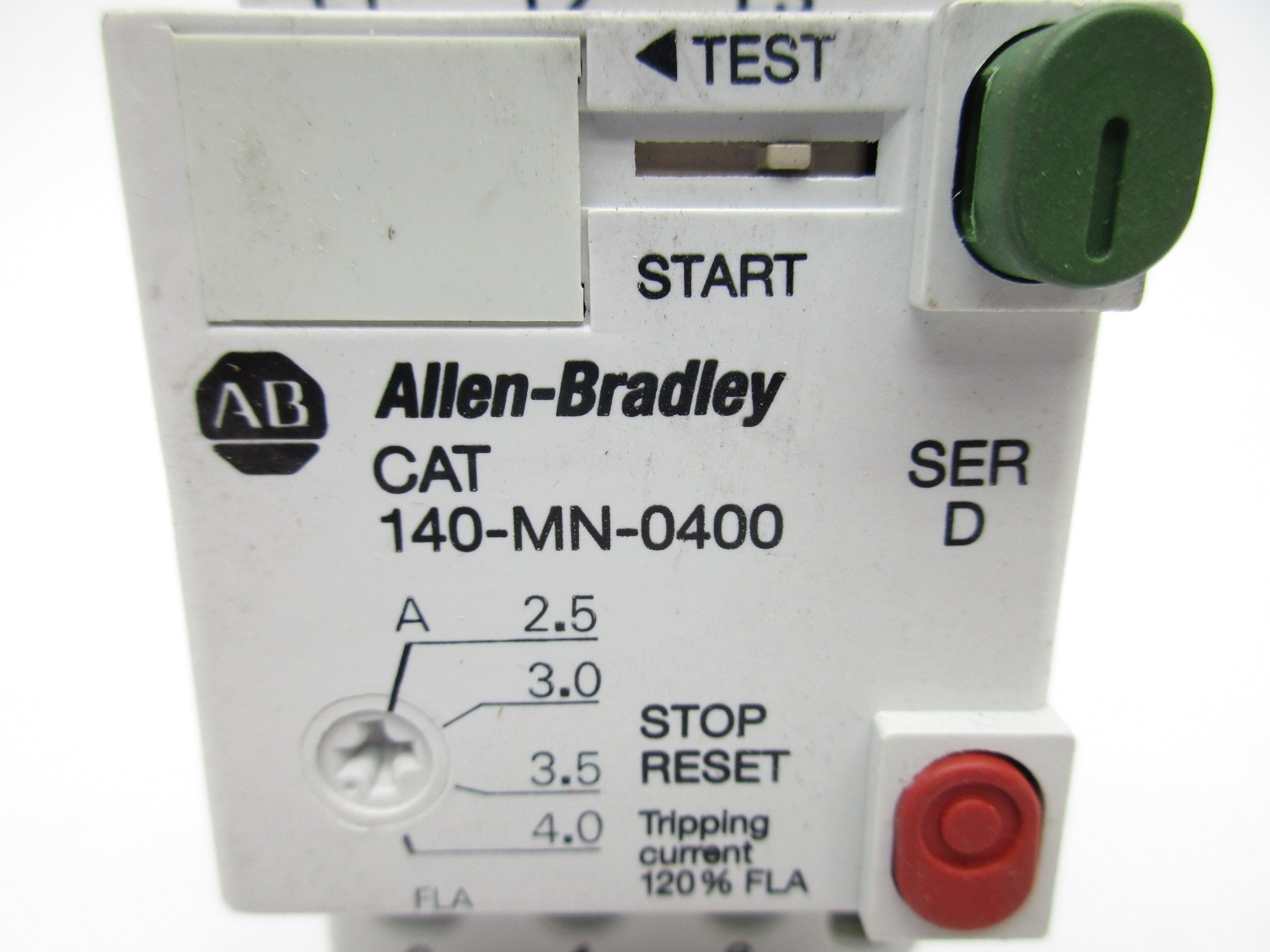 ALLEN BRADLEY 140-MN-0400 SER. D 2.5-4.0A 600V UNMP