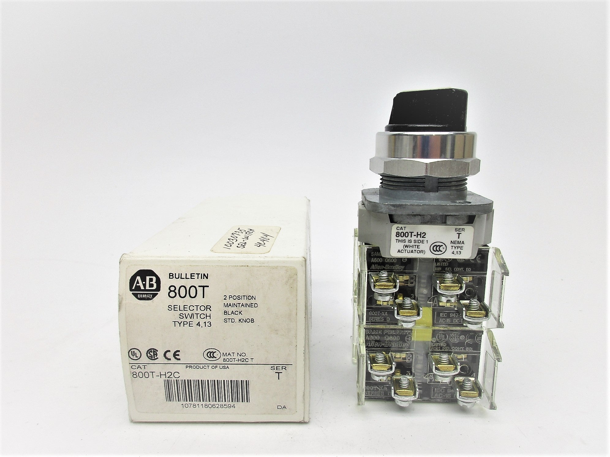 ALLEN BRADLEY 800T-H2C SER. T (WH) NSMP