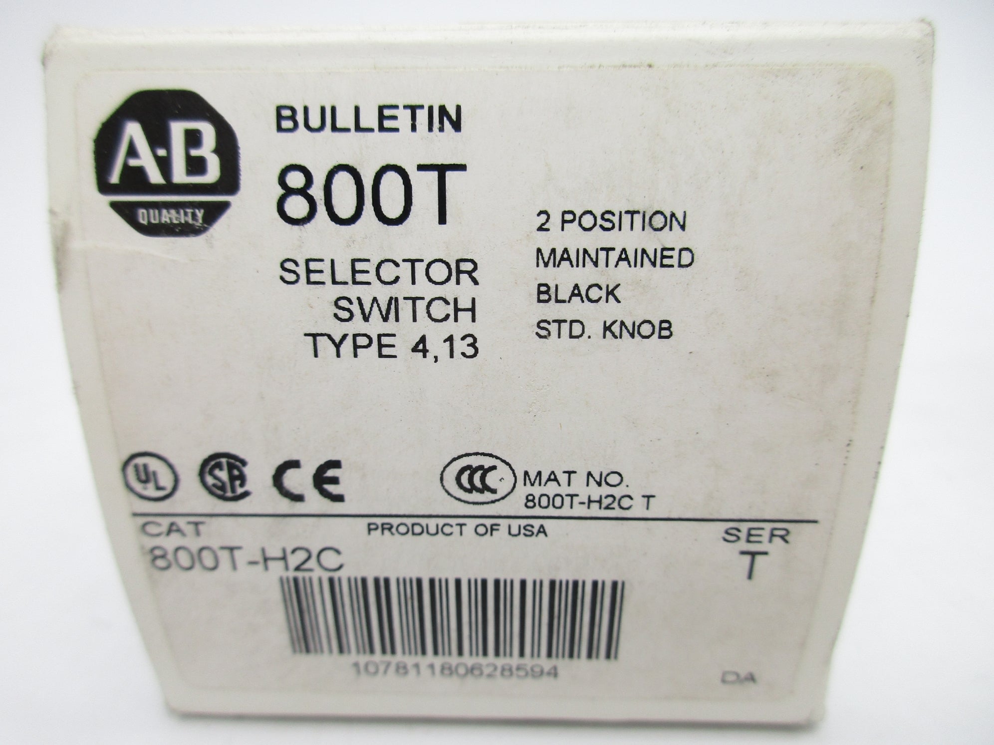 ALLEN BRADLEY 800T-H2C SER. T (WH) NSMP