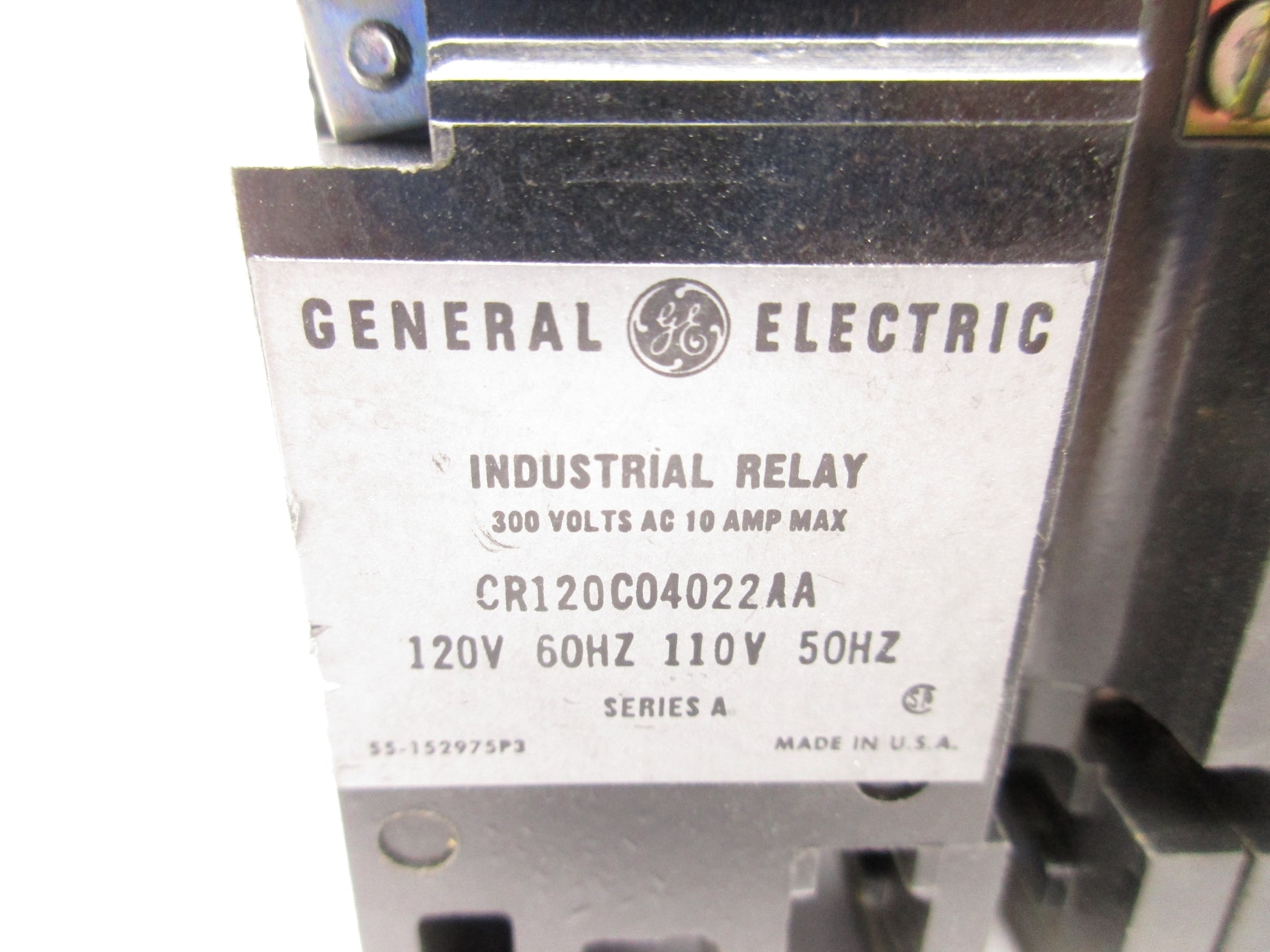 GENERAL ELECTRIC CR120C04022AA SER.A 110/120V 10A (AS PICTURED) NSNP