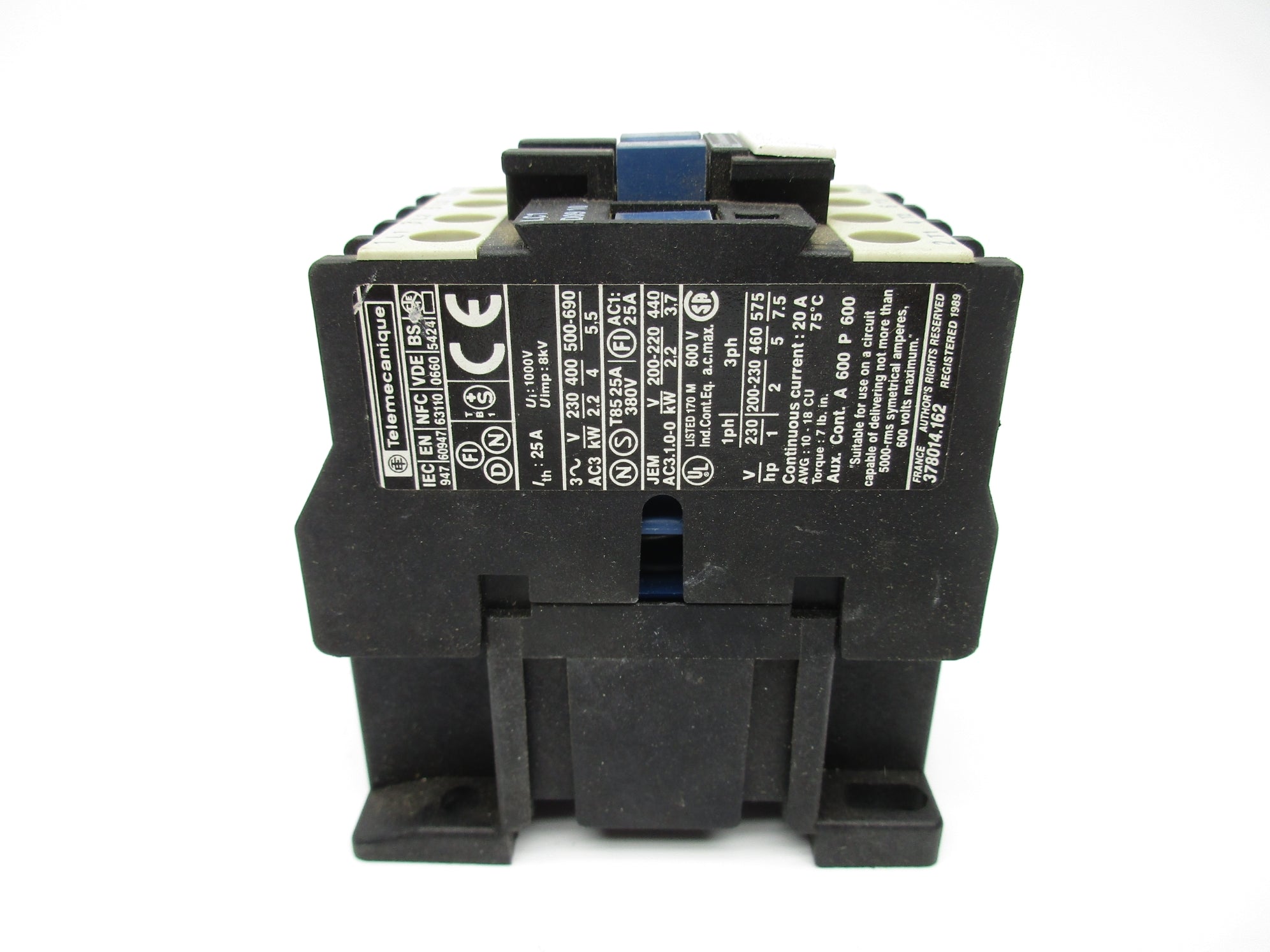TELEMECANIQUE LC1D0910 120V NSNP
