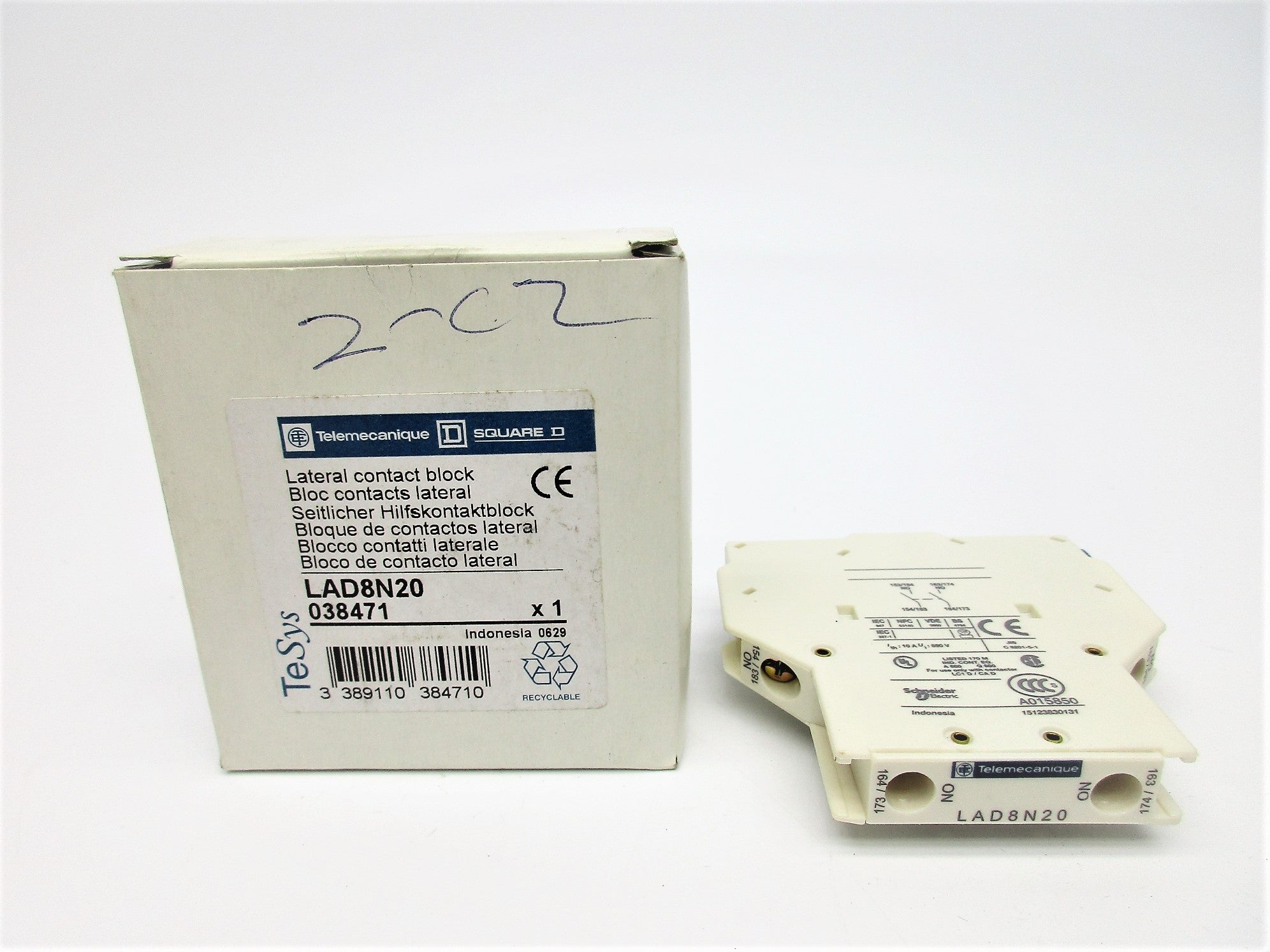 TELEMECANIQUE LAD8N20 690V 10A NSMP