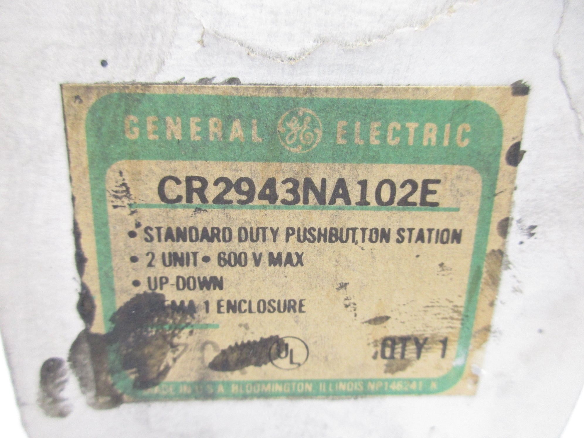GENERAL ELECTRIC CR2943NA102E NSMP