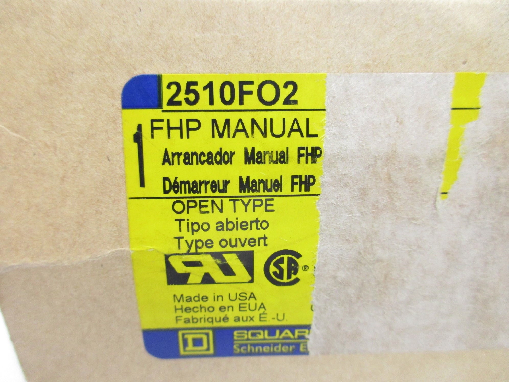 SQUARE D 2510FO2 NSMP