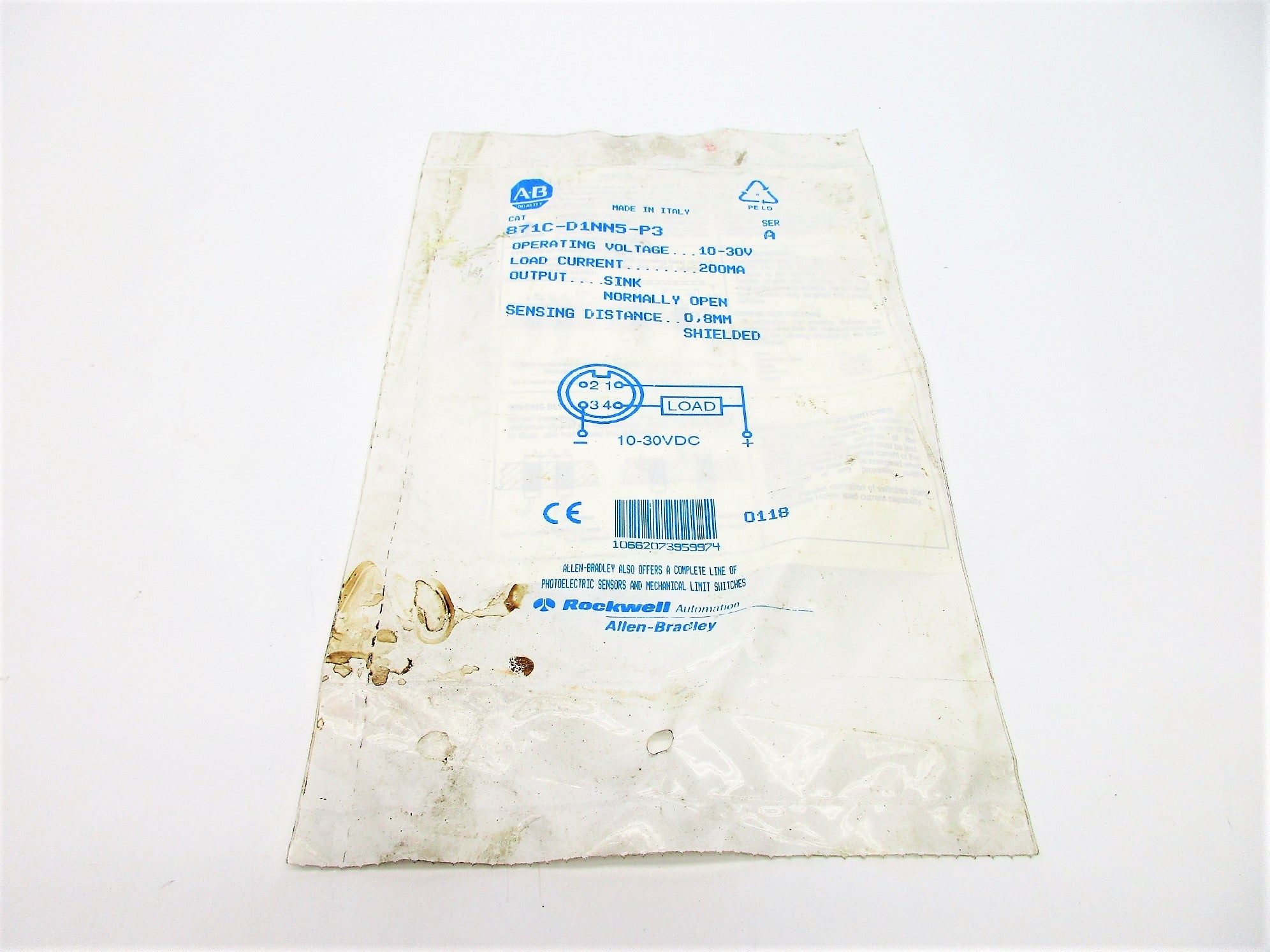 INDUSTRIAL SPARE PART 871C-D1NN5-P3 SER. A NSMP