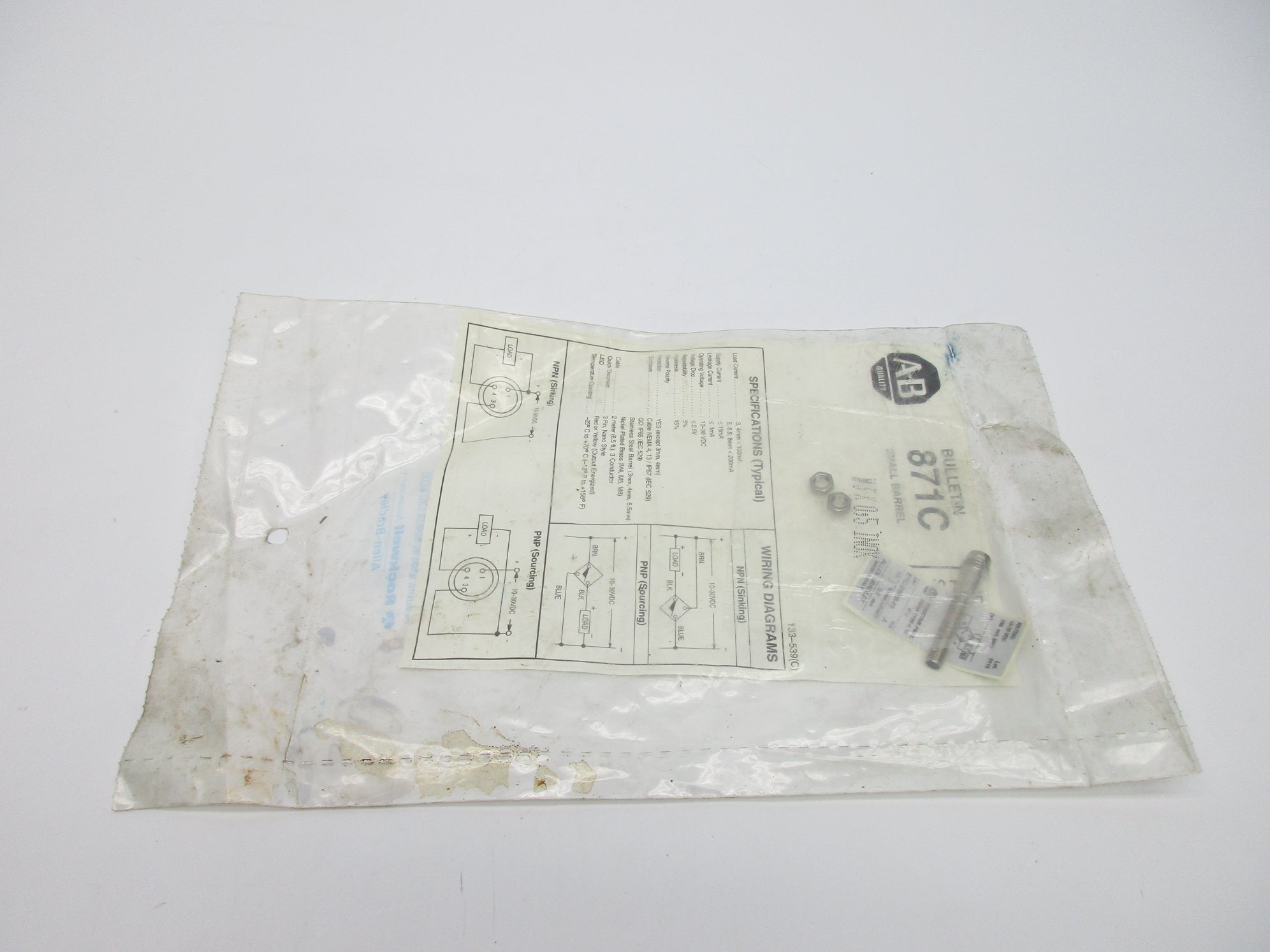 INDUSTRIAL SPARE PART 871C-D1NN5-P3 SER. A NSMP