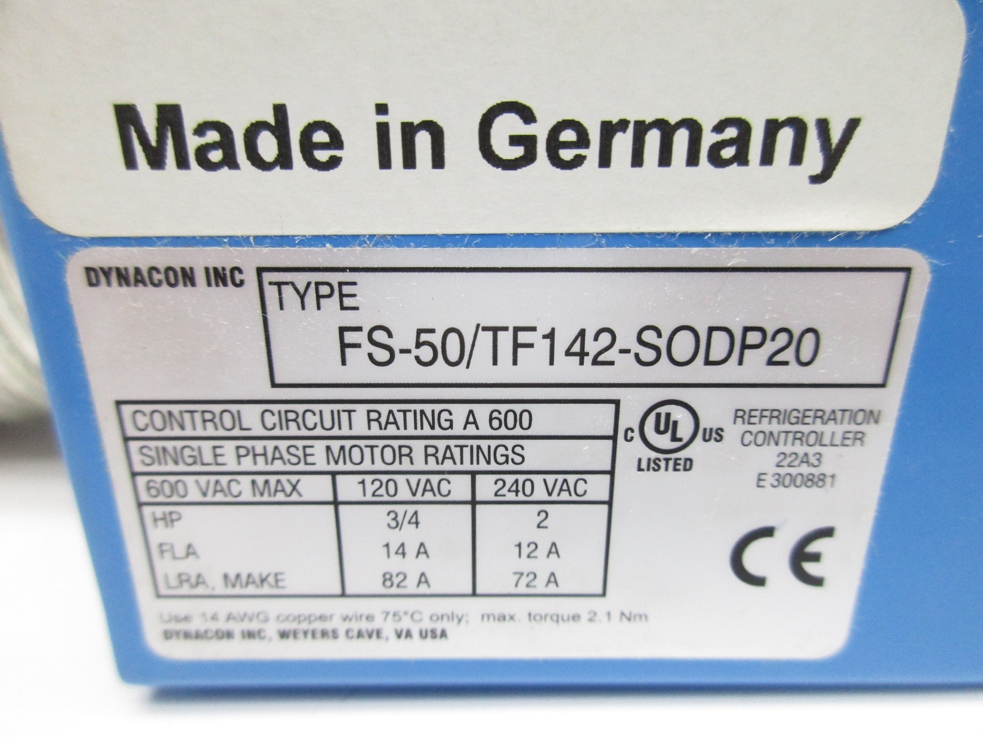 ALLEN BRADLEY 1414-CLM20AHDAB SER. A FS-50/TF142-SODP20 NSNP