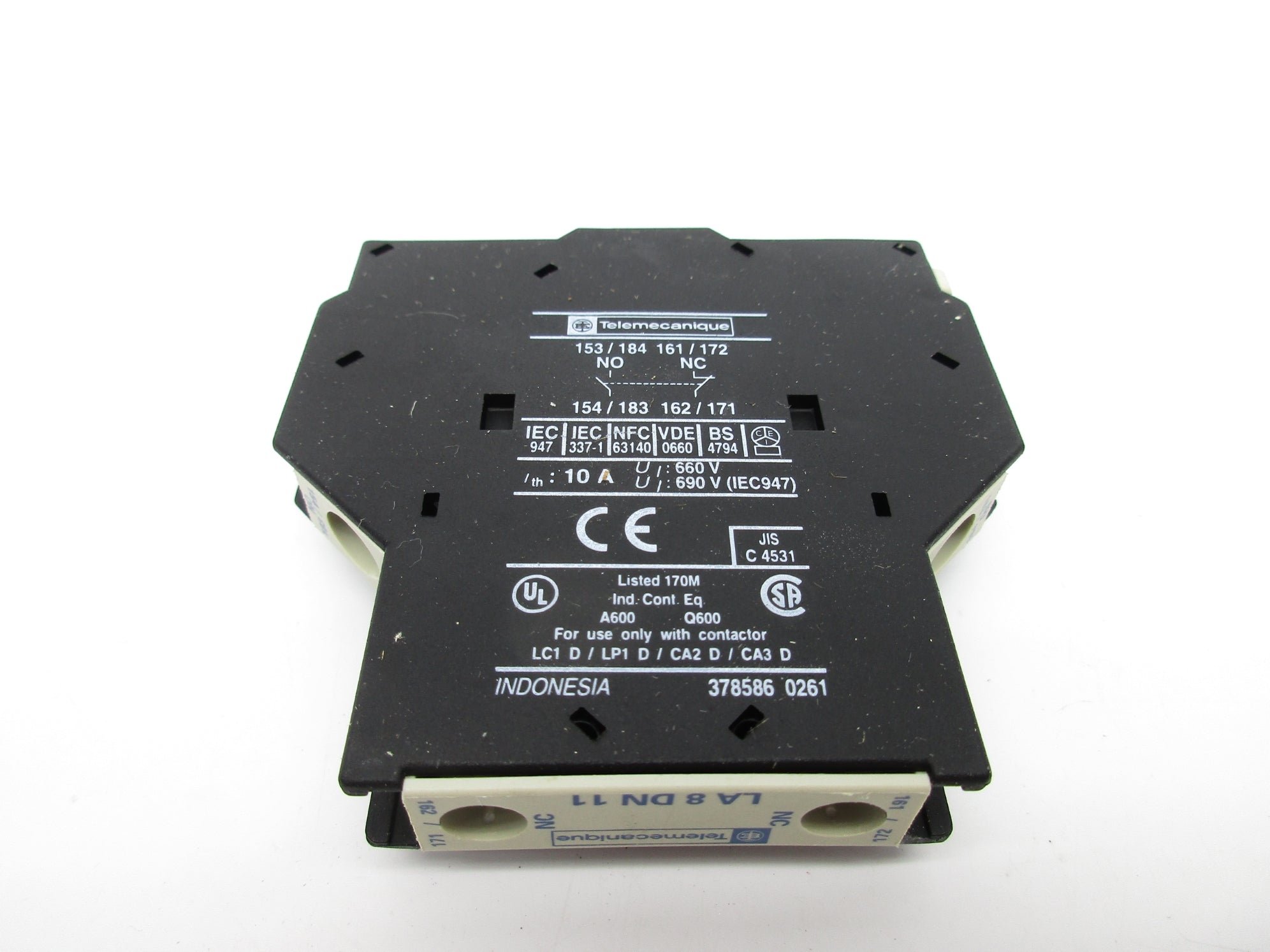 TELEMECANIQUE LA8DN11 690V 10A NSMP