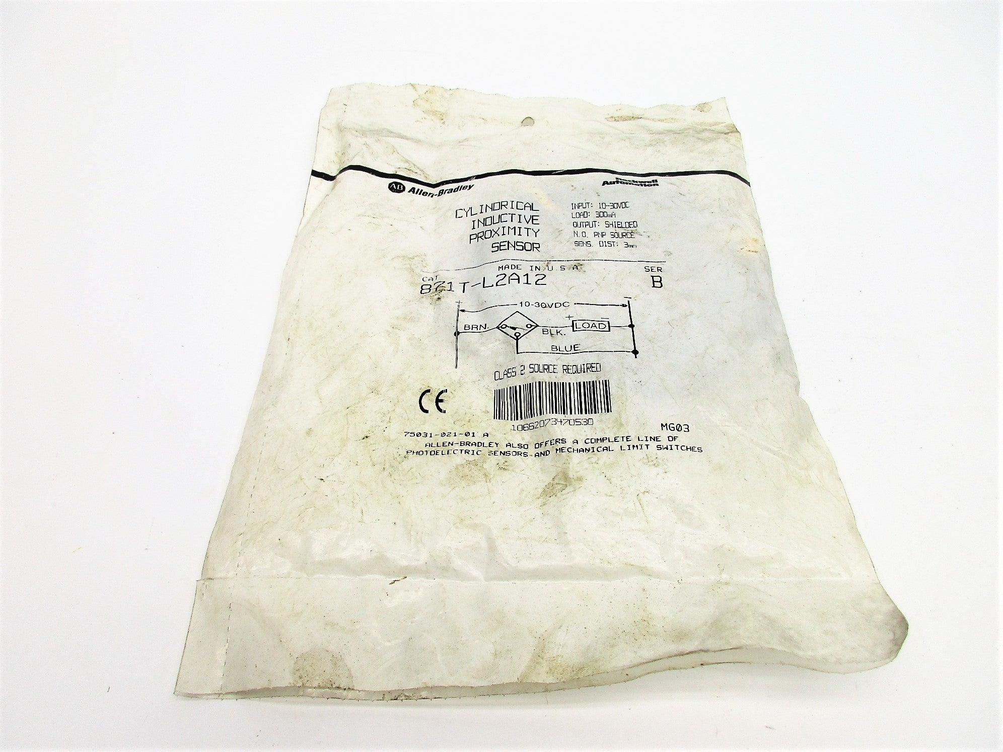 INDUSTRIAL SPARE PART 871T-L2A12 SER. B NSMP
