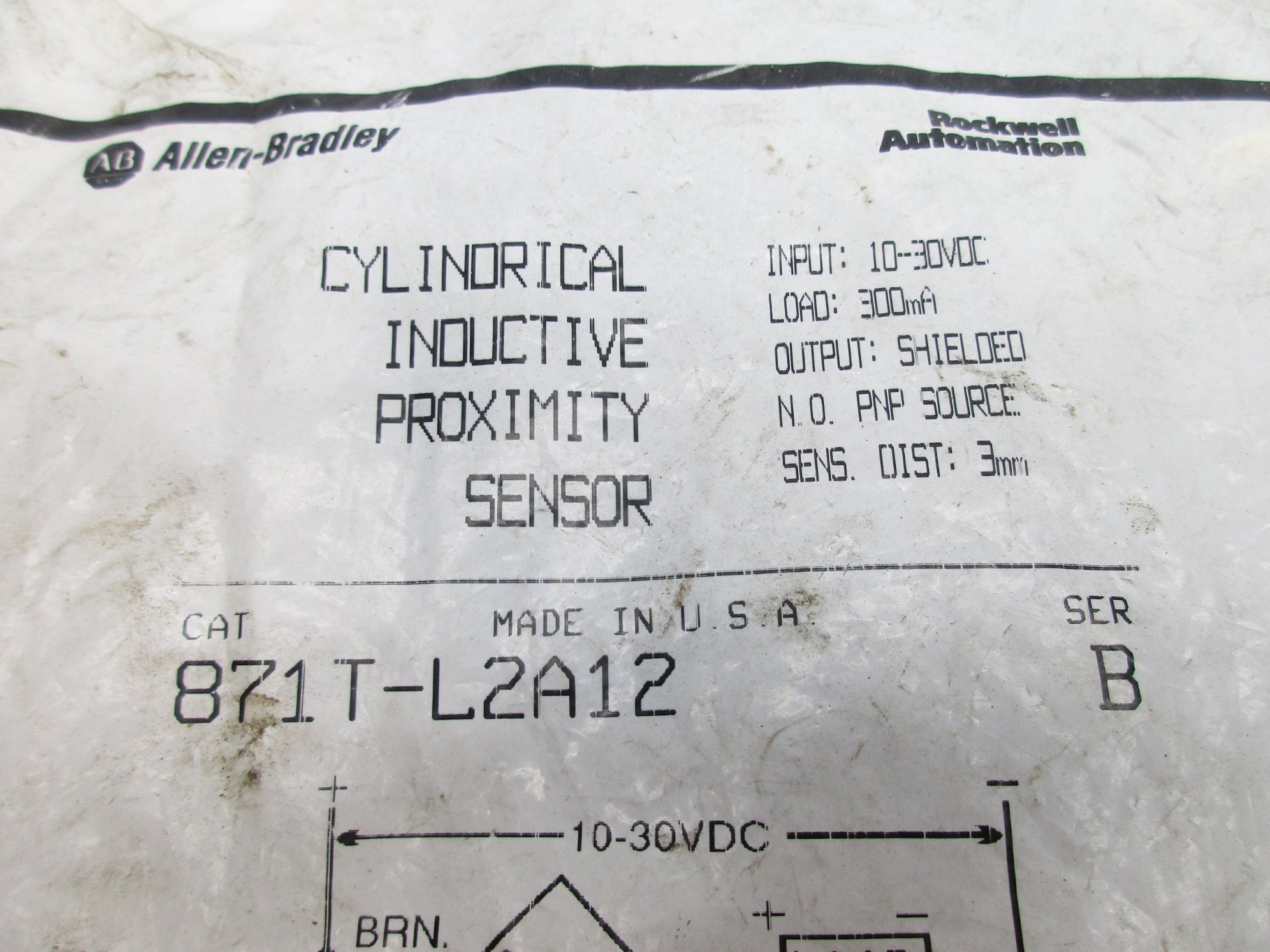 INDUSTRIAL SPARE PART 871T-L2A12 SER. B NSMP