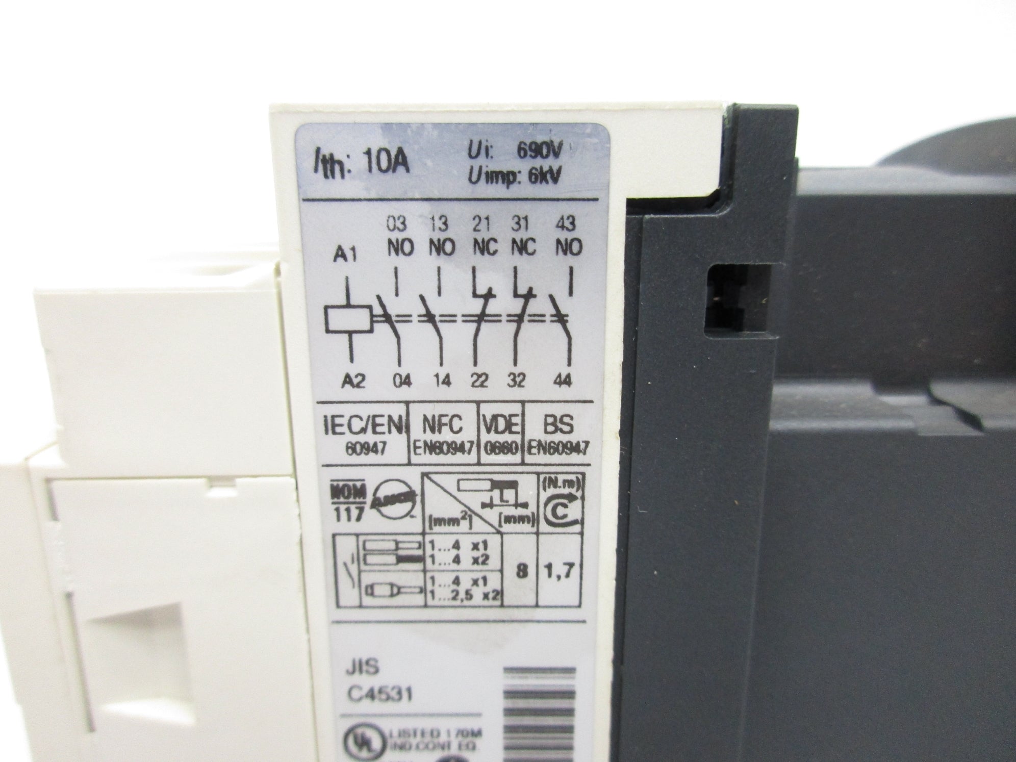 TELEMECANIQUE CAD32B7 10A 24V NSNP