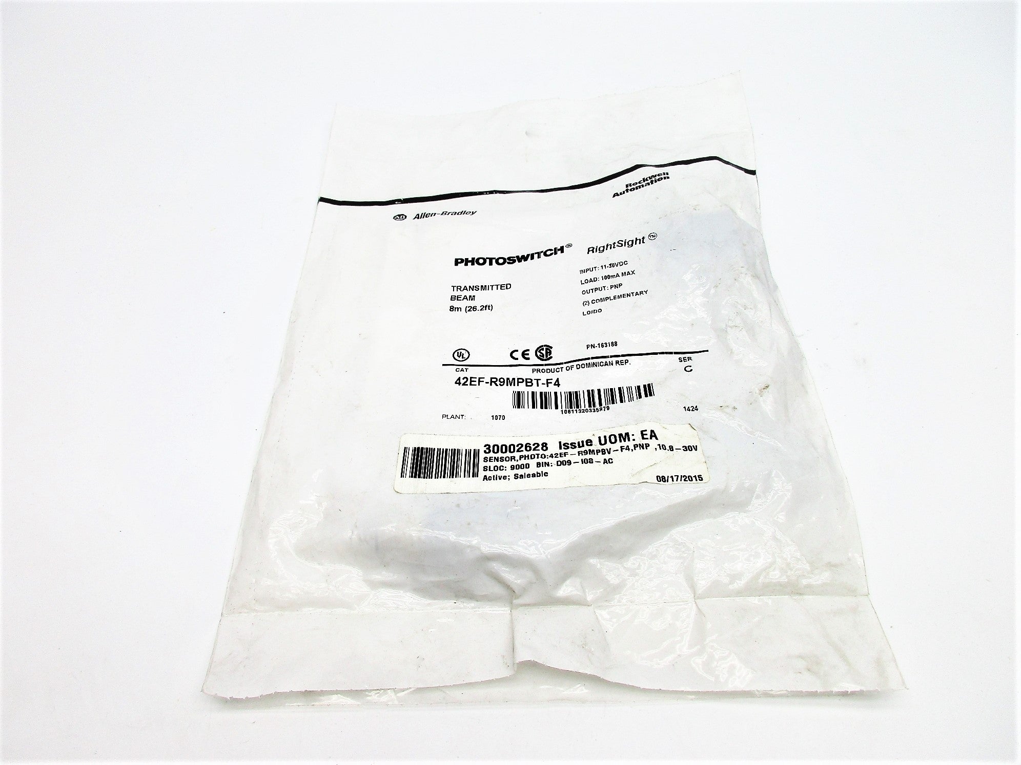 ALLEN BRADLEY 42EF-R9MPBT-F4 SER. C NSMP