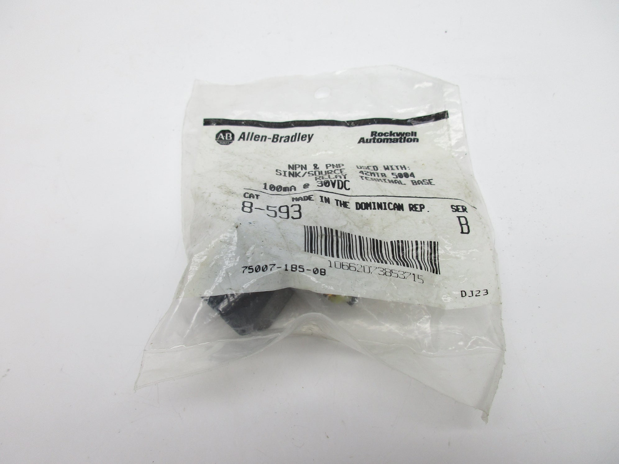 ALLEN BRADLEY 8-593 SER. B 30VDC NSMP