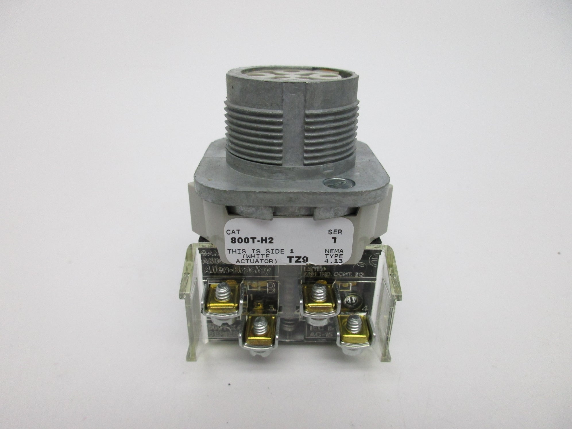 ALLEN BRADLEY 800T-H2A SER. T (BR/WH) (AS PICTURED) NSMP