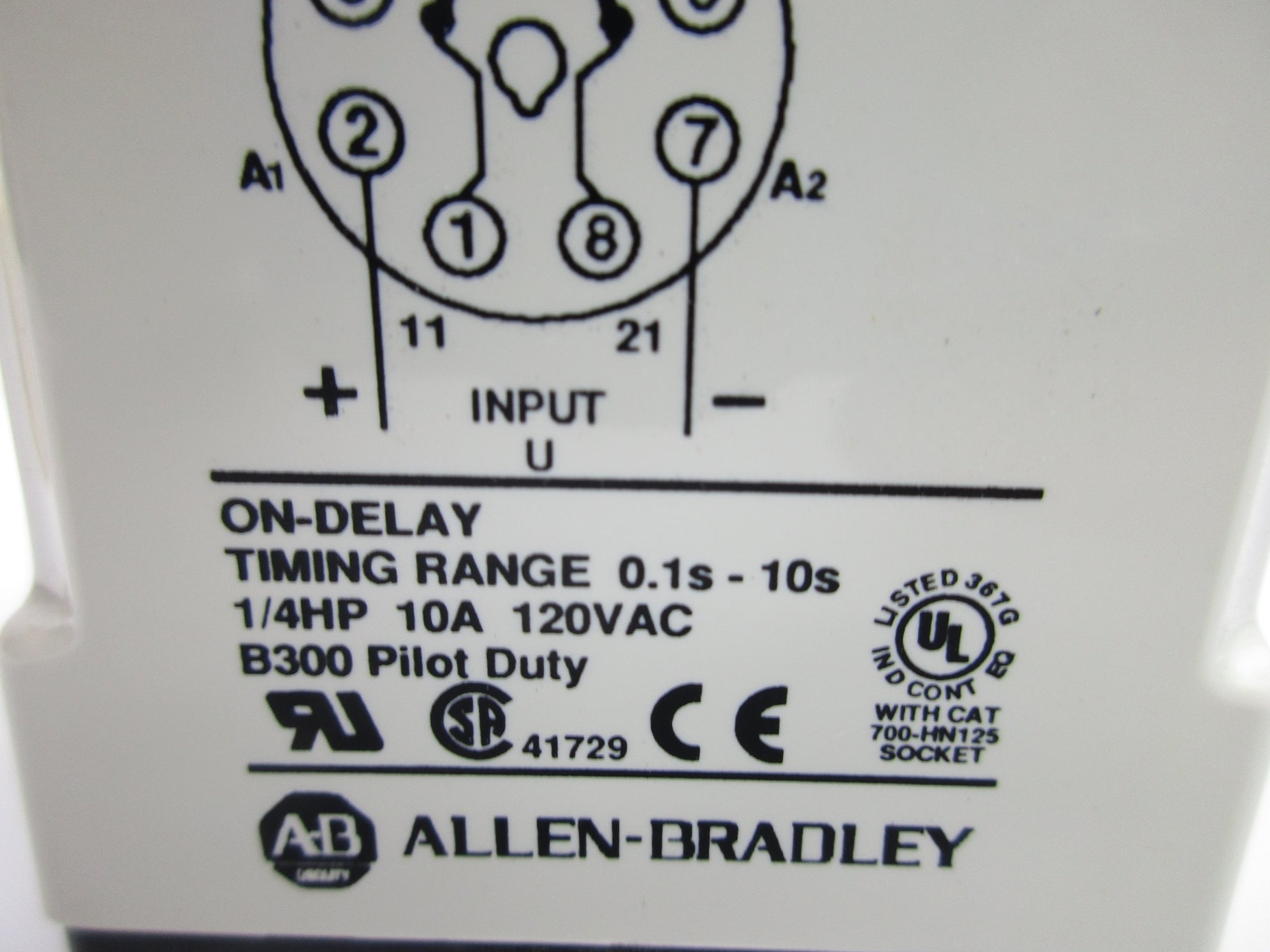 ALLEN BRADLEY 700-HT12AZ12 SER. A (BK/YL) NSMP