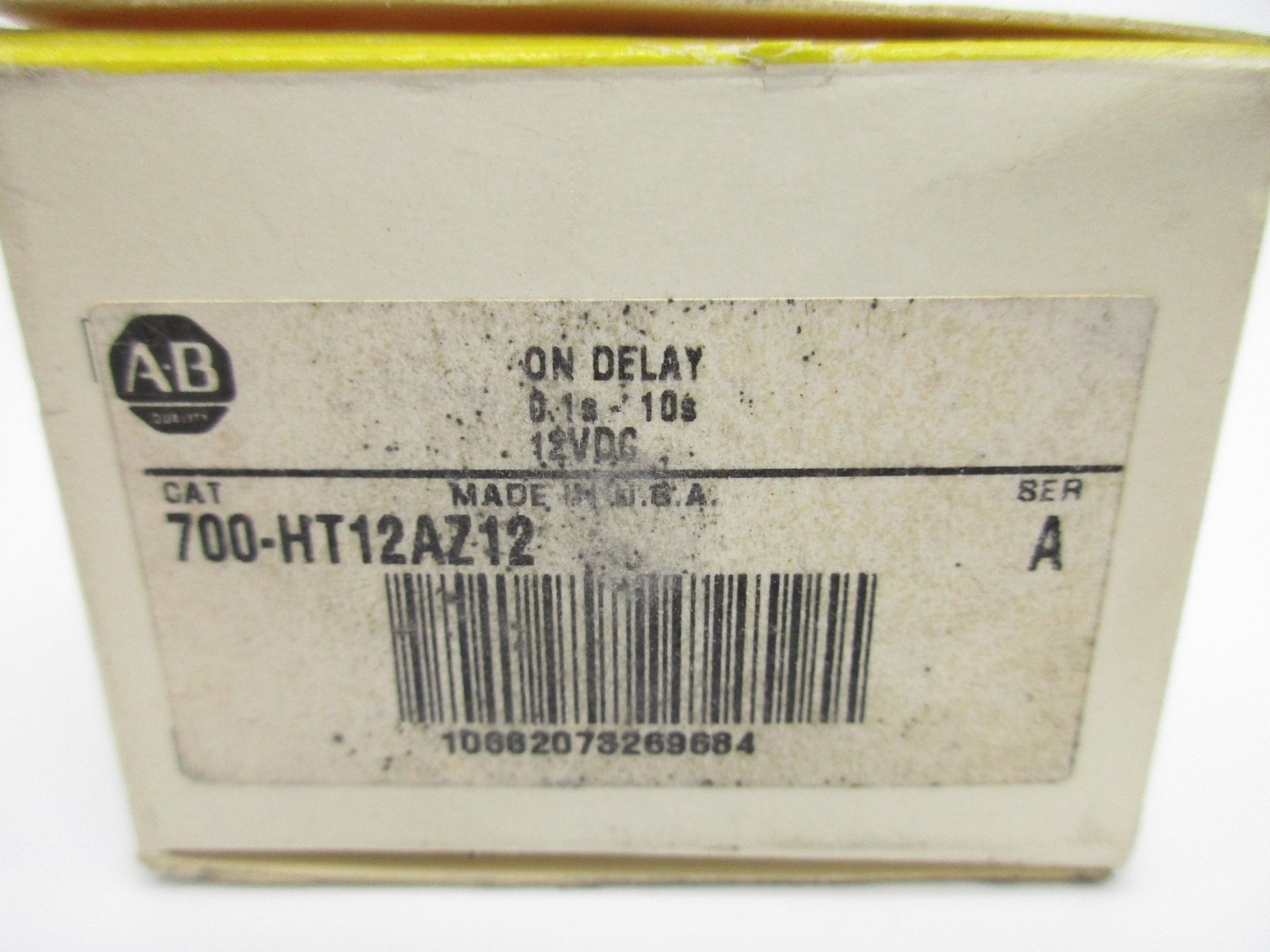 ALLEN BRADLEY 700-HT12AZ12 SER. A (BK/YL) NSMP