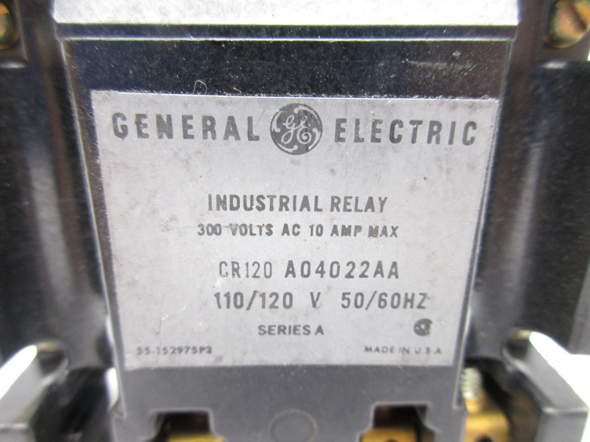 GENERAL ELECTRIC CR120A04022AA SER. A 10A 110/120V NSNP
