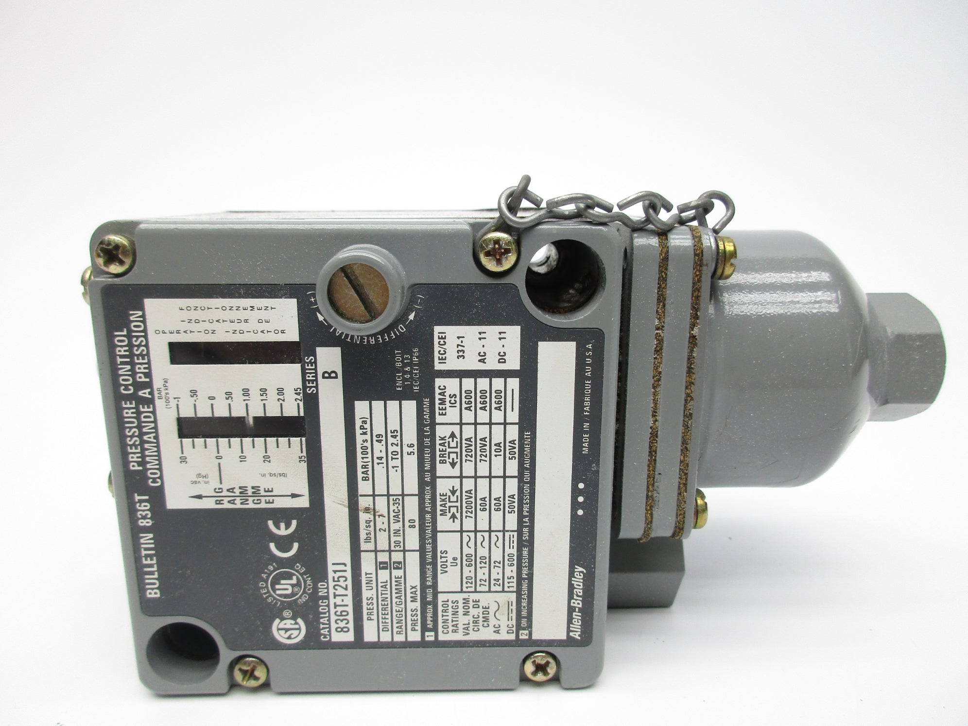 ALLEN BRADLEY 836T-T251J SER. B (BR/WH) NSMP