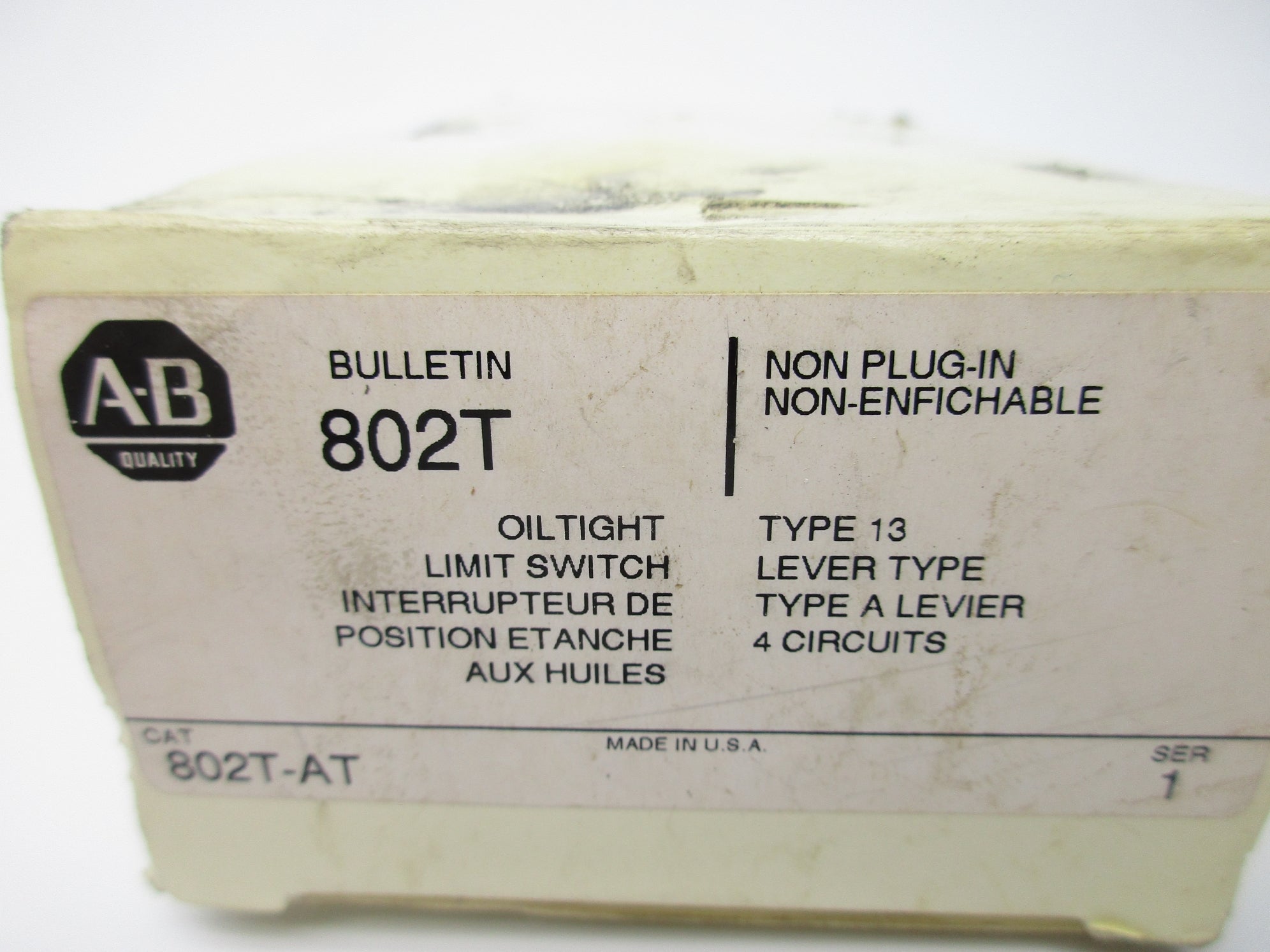 ALLEN BRADLEY 802T-AT SER. 1 (WH) NSMP