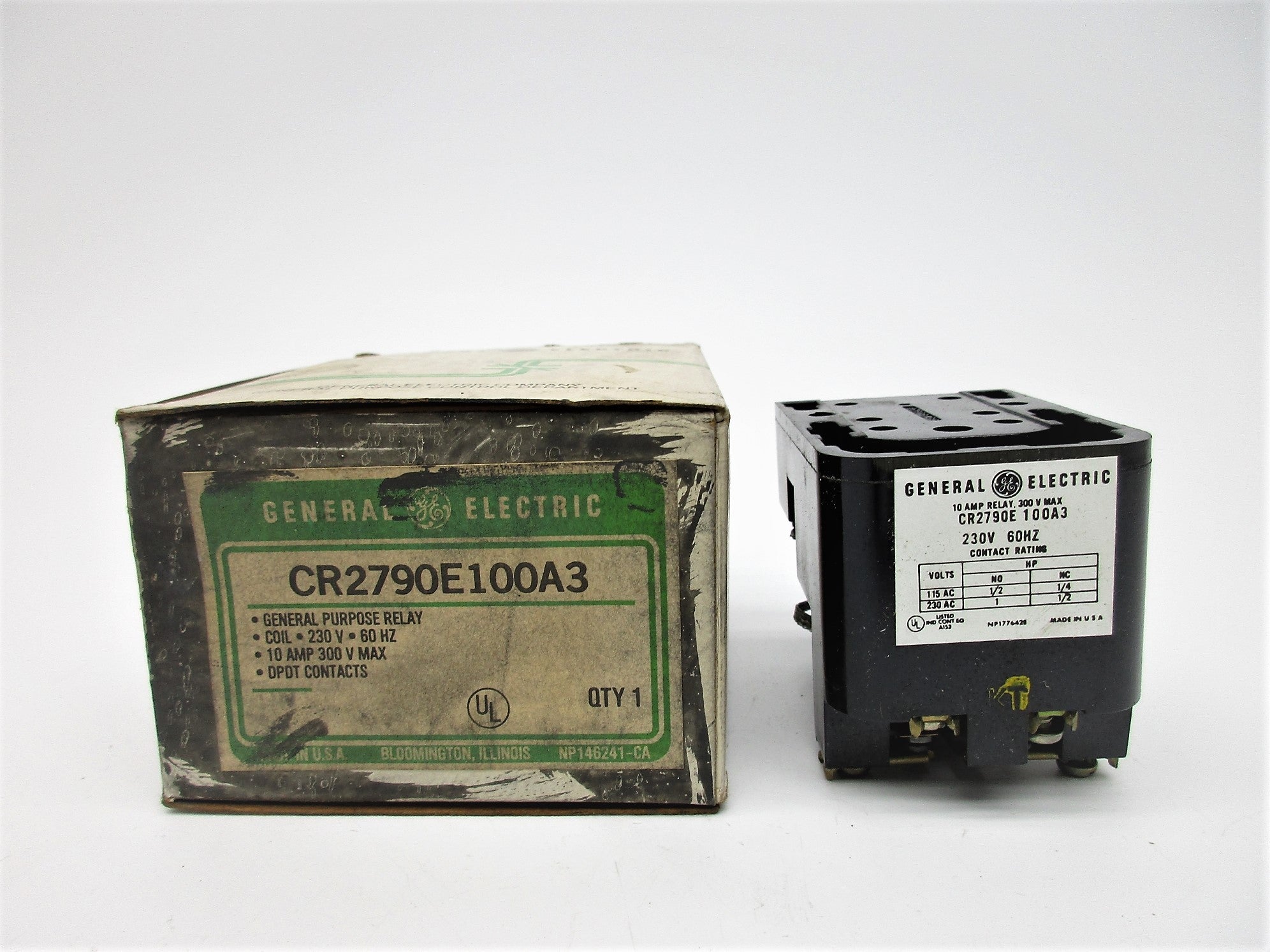 GENERAL ELECTRIC CR2790E100A3 230V 10A NSMP