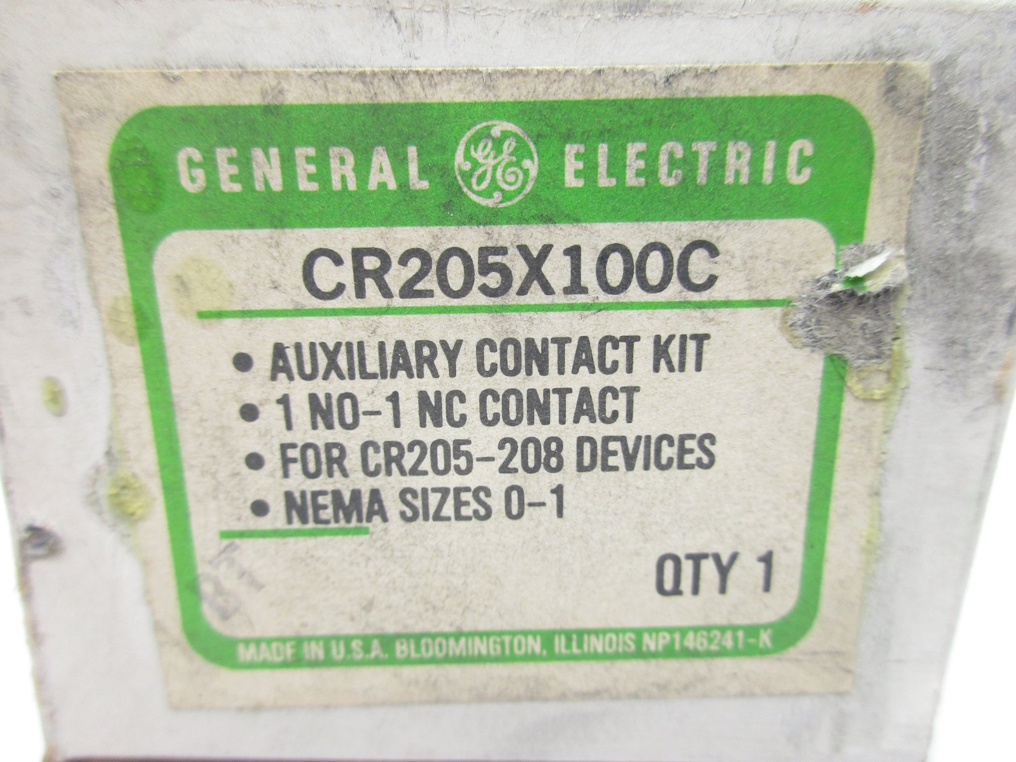 GENERAL ELECTRIC CR205X100C 600VAC NSMP