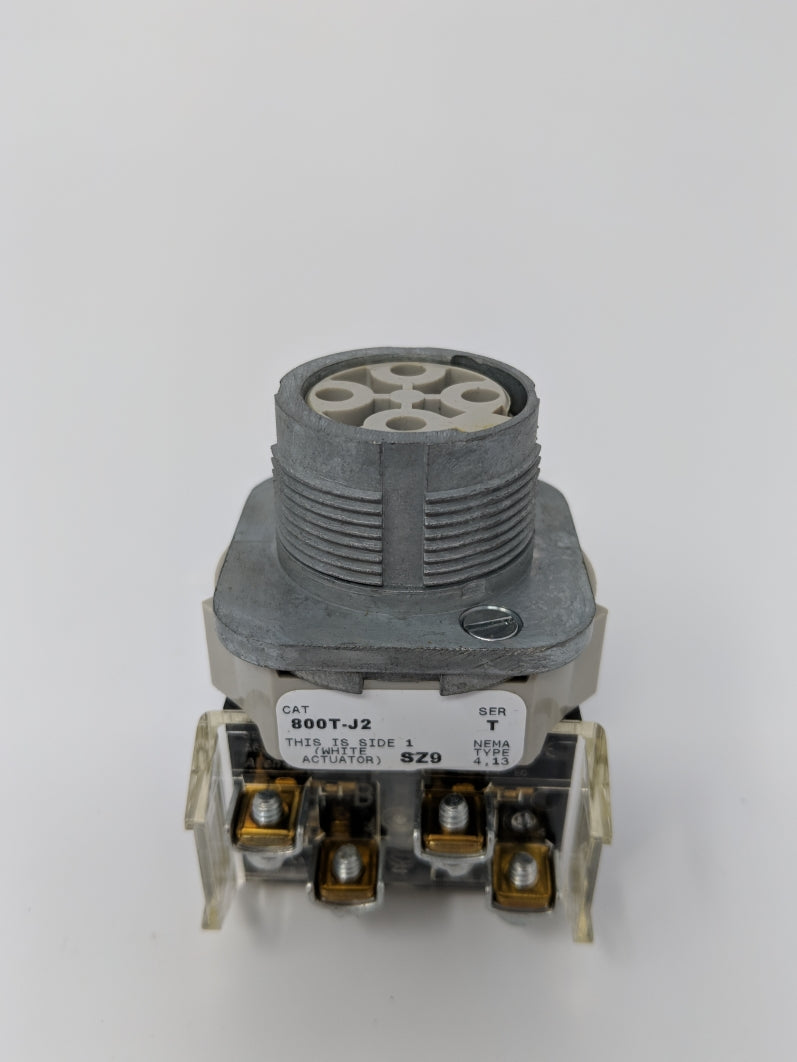 ALLEN BRADLEY 800T-J2A SER. T (BR/WH) (AS PICTURED) NSMP