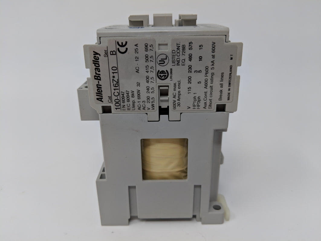 ALLEN BRADLEY 100-C16ZJ10 SER. B 24V (BR/WH) NSMP