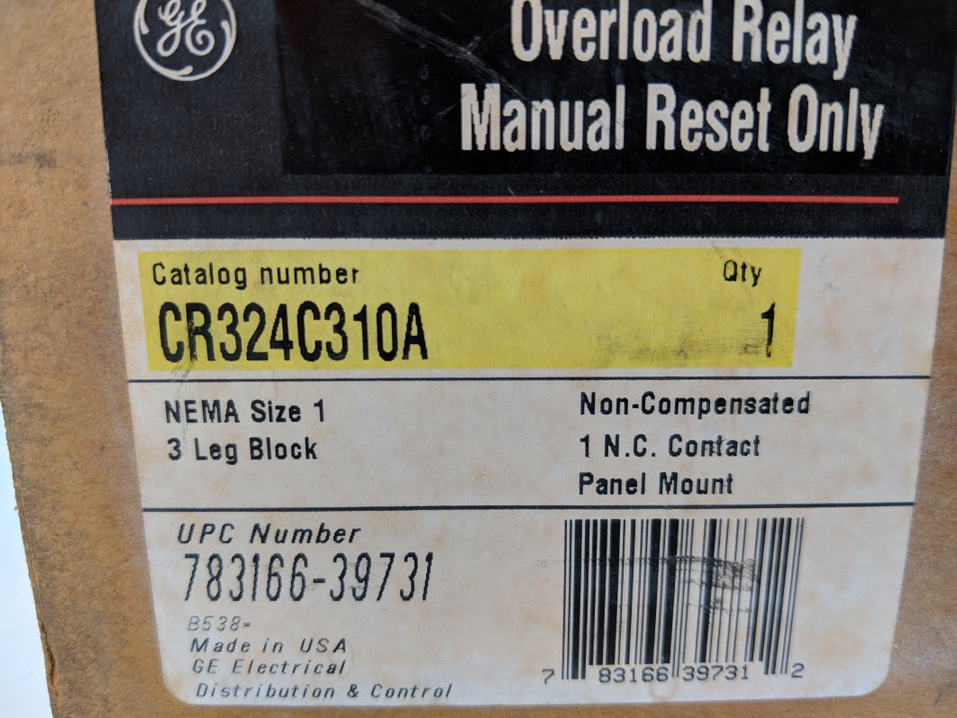 GENERAL ELECTRIC CR324C310A NSMP