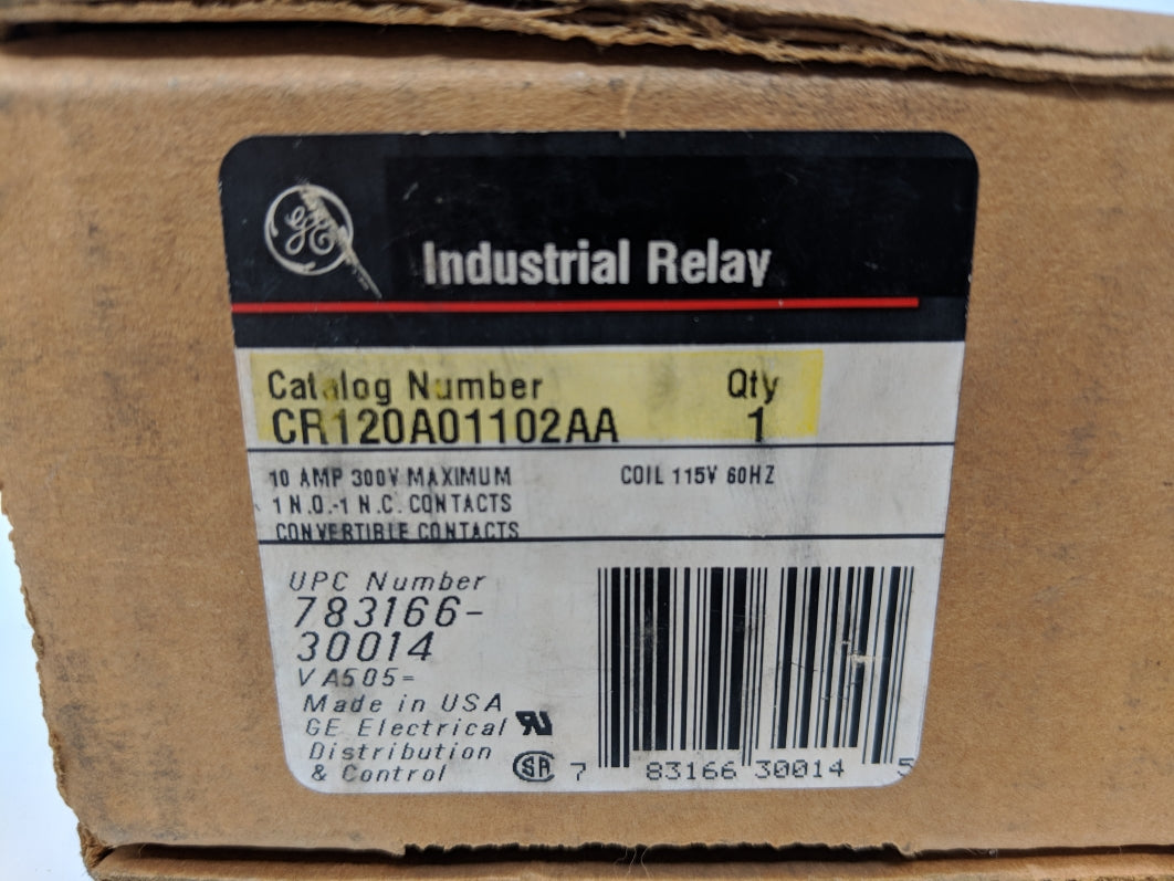GENERAL ELECTRIC CR120A01102AA 10A 115V NSMP