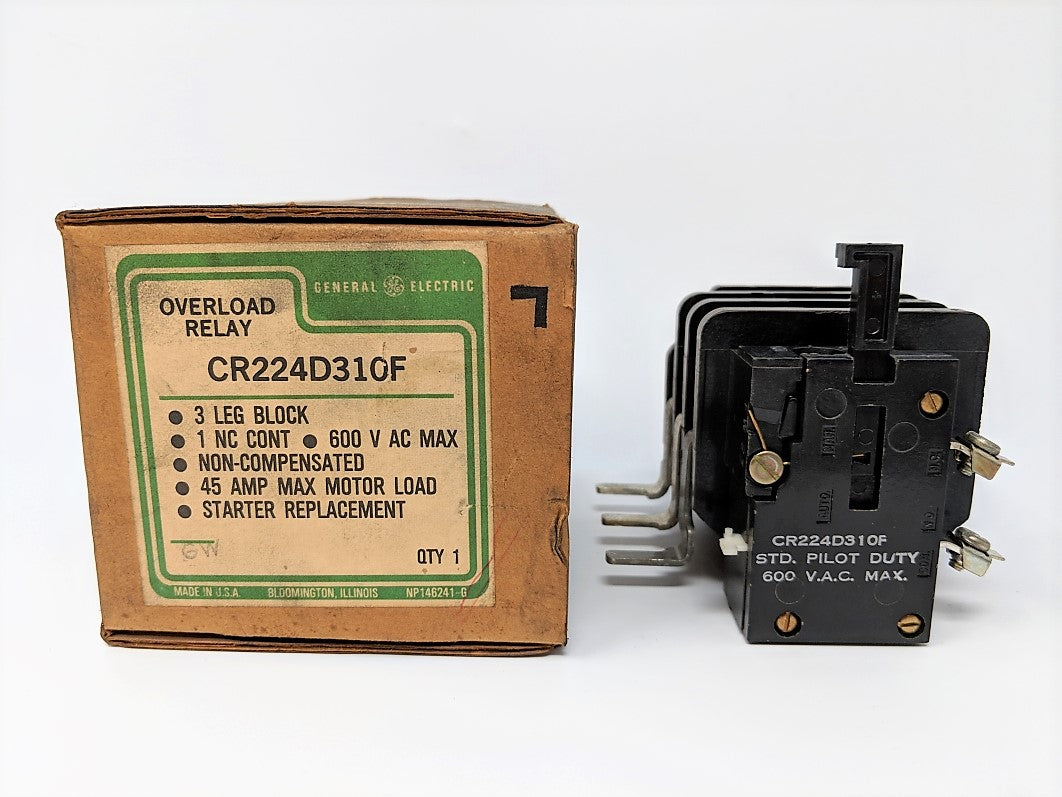 GENERAL ELECTRIC CR224D310F 45A 600VAC NSMP