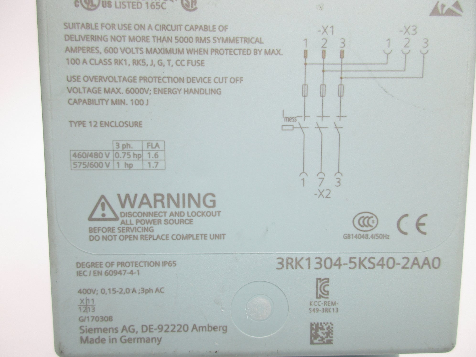 SIEMENS 3RK1304-5KS40-2AA0 UNMP