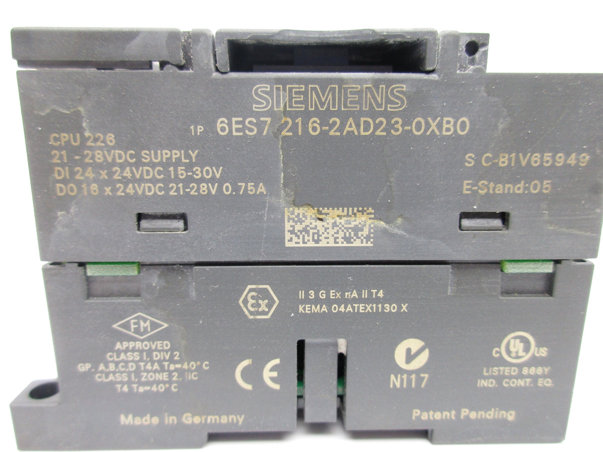 SIEMENS 6ES7216-2AD23-0XB0 (AS PICTURED) UNMP