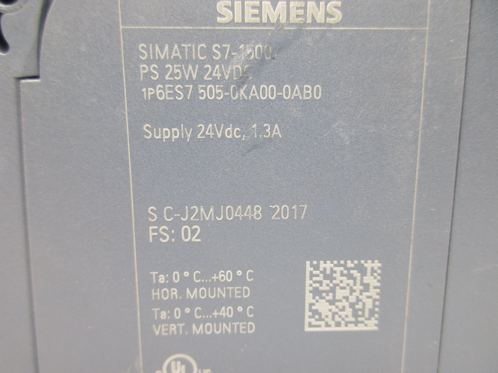 SIEMENS 6ES7505-0KA00-0AB0 UNMP