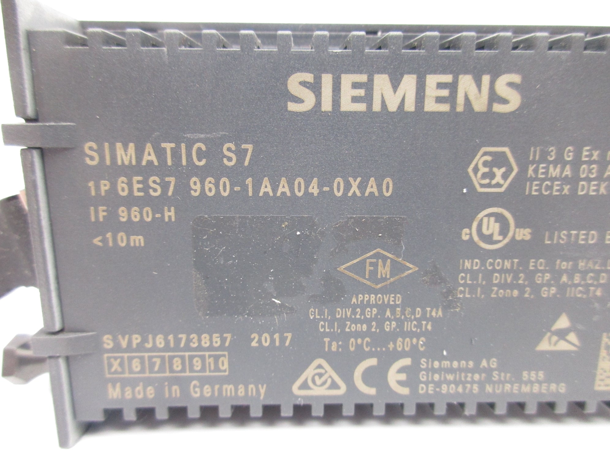SIEMENS 6ES7960-1AA04-0XA0 UNMP
